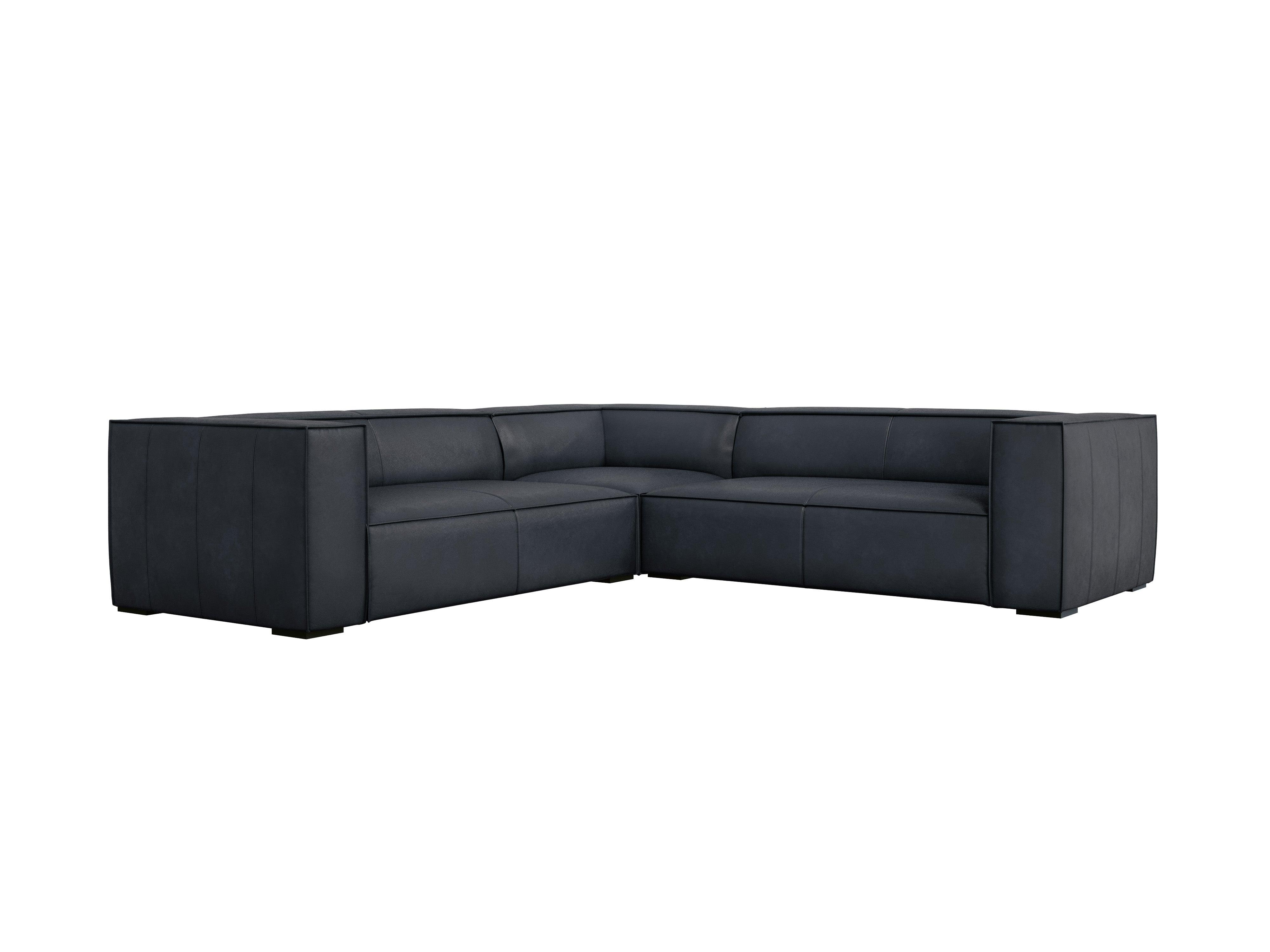 Sofa narożna skórzana MADAME grafitowy Windsor & Co Eye on Design
