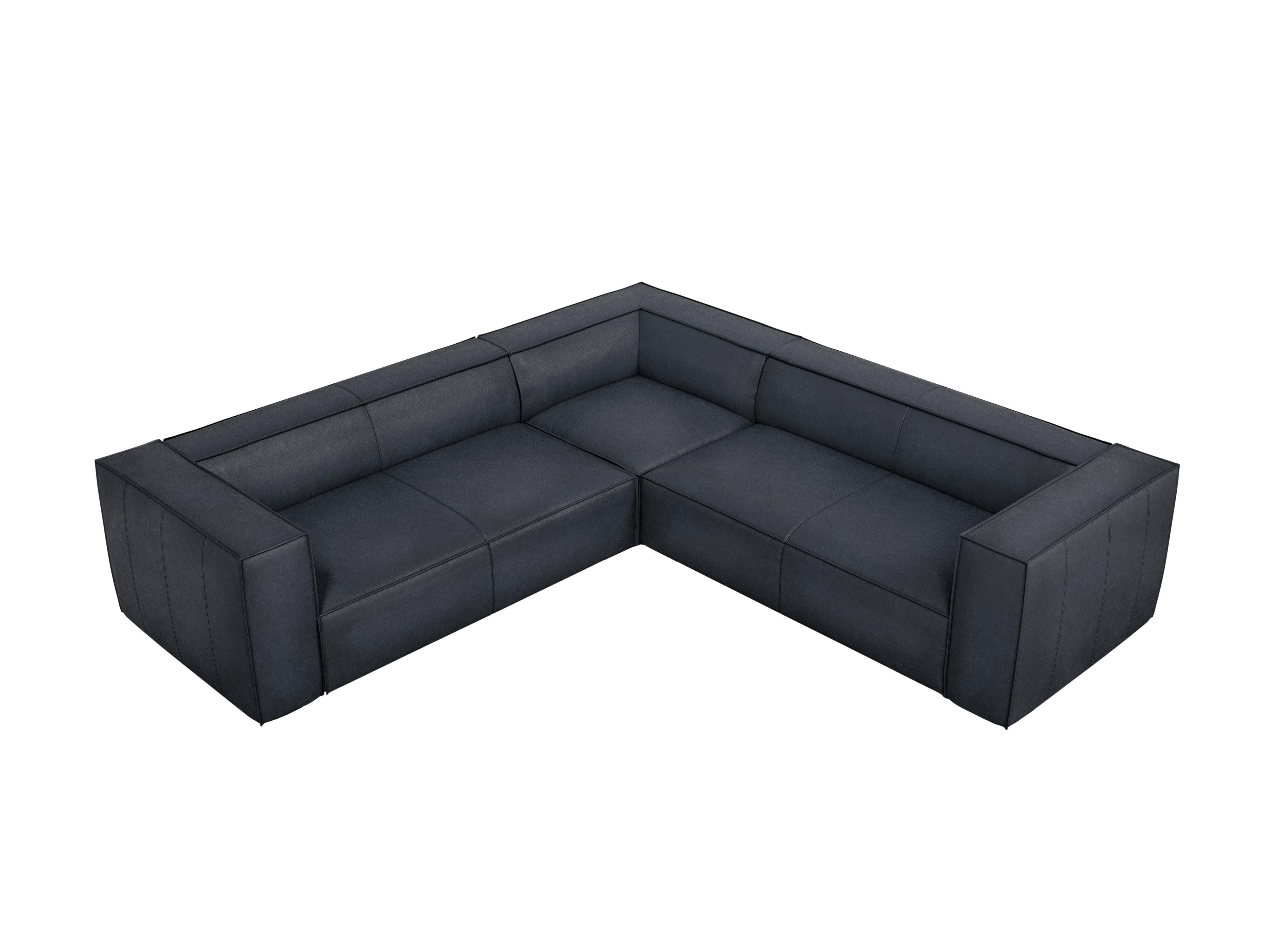 Sofa narożna skórzana MADAME grafitowy Windsor & Co Eye on Design