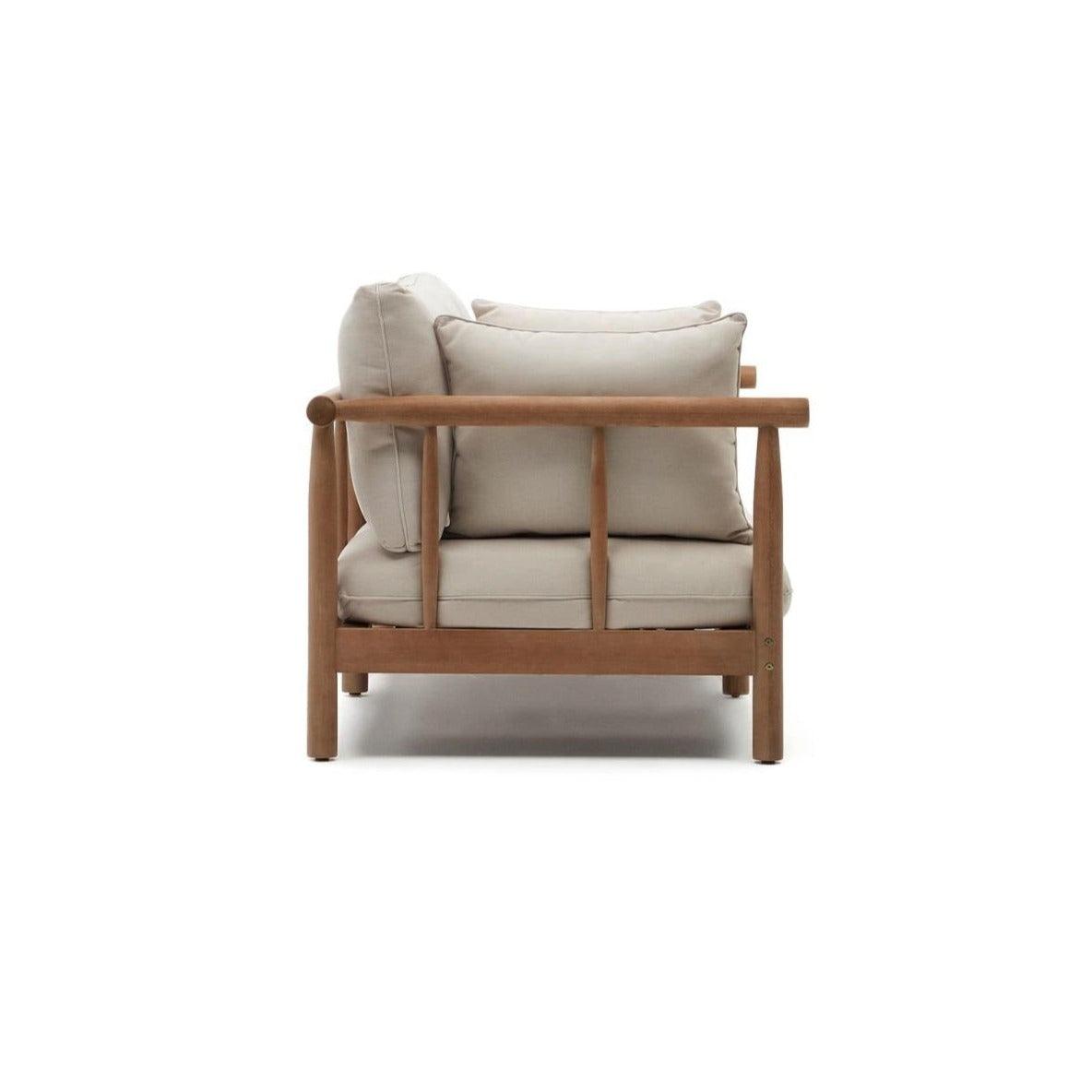 Sofa ogrodowa 2-osobowa SACOVA lite drewno eukaliptusowe La Forma Eye on Design