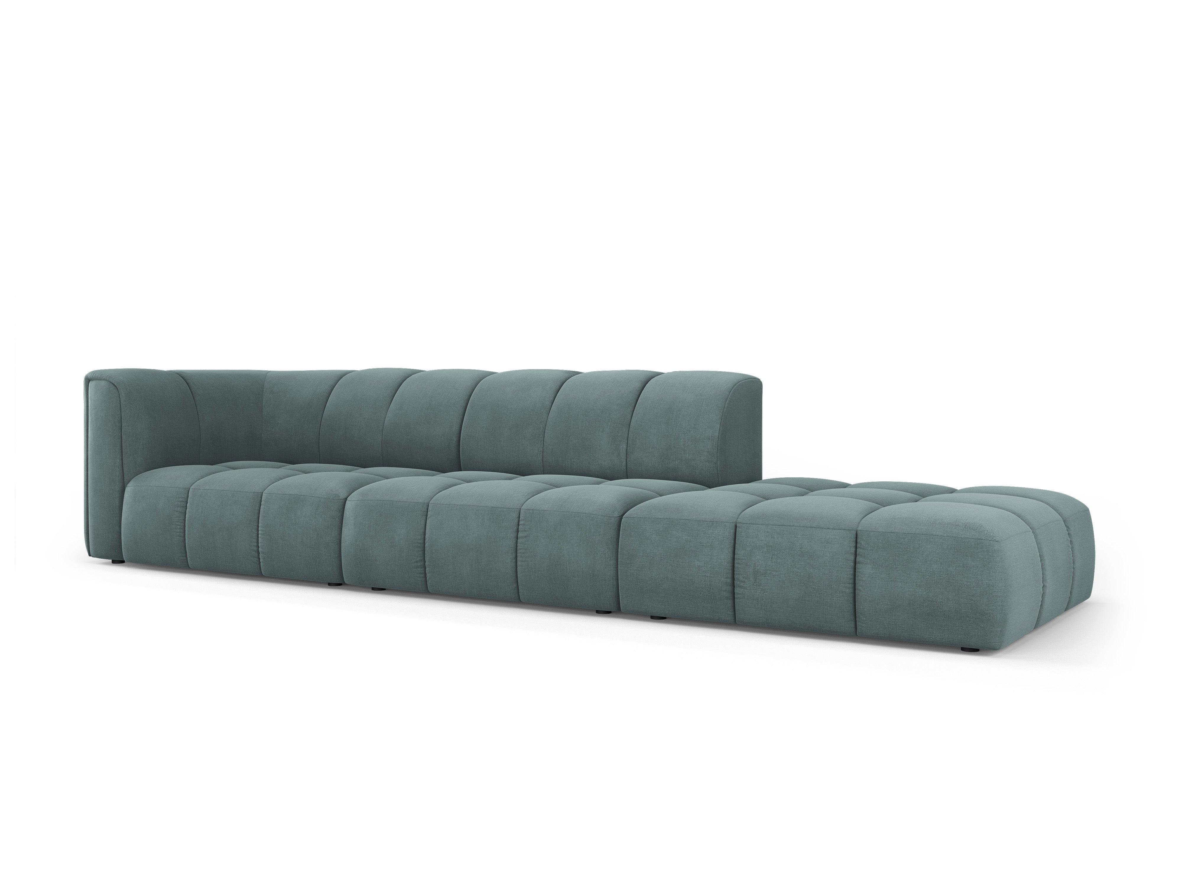 Sofa prawostronna FRANCESCA morska zieleń szenil Milo Casa Eye on Design