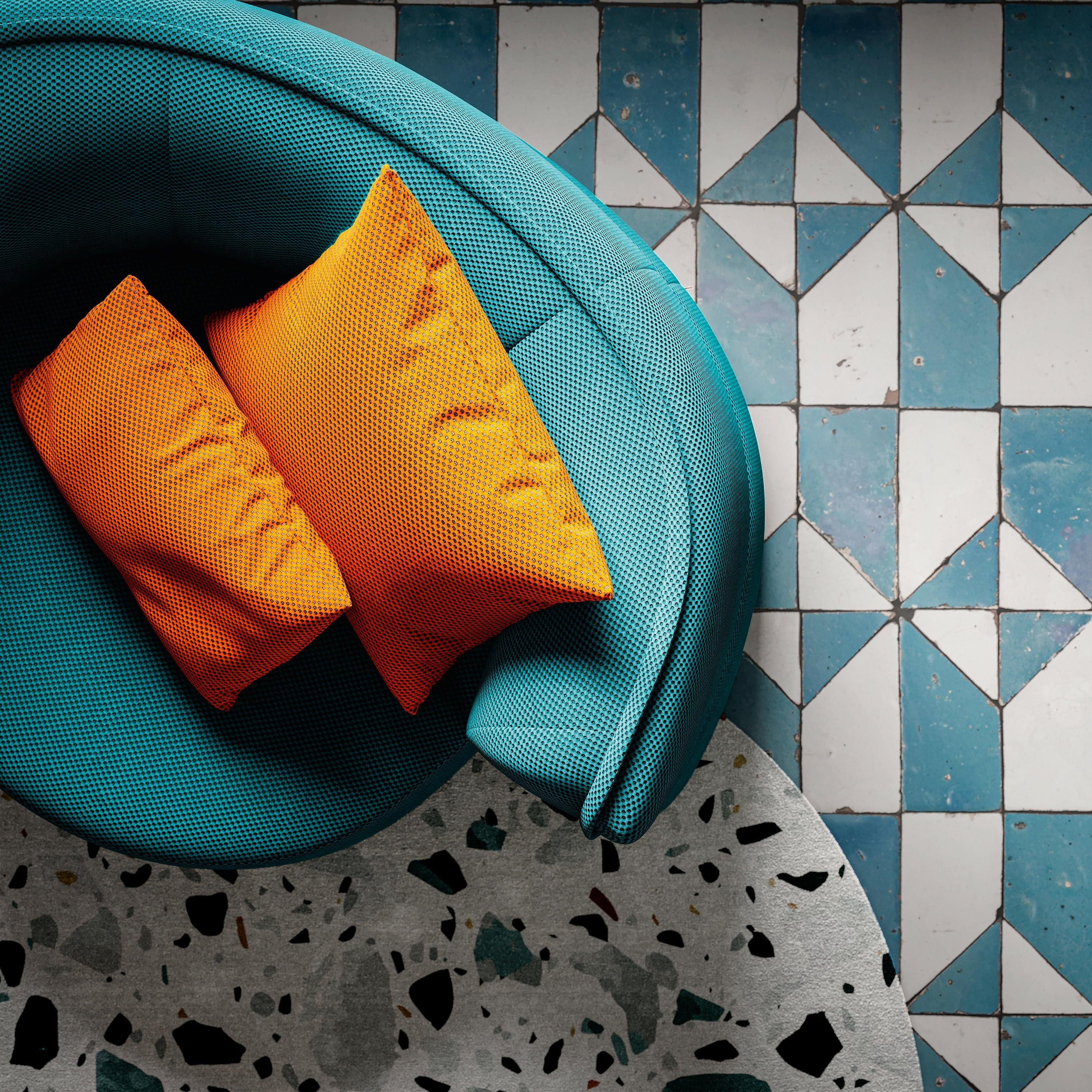 Sofa rozkładana SOFT ISLAND ceglany Liu Jo Living Eye on Design