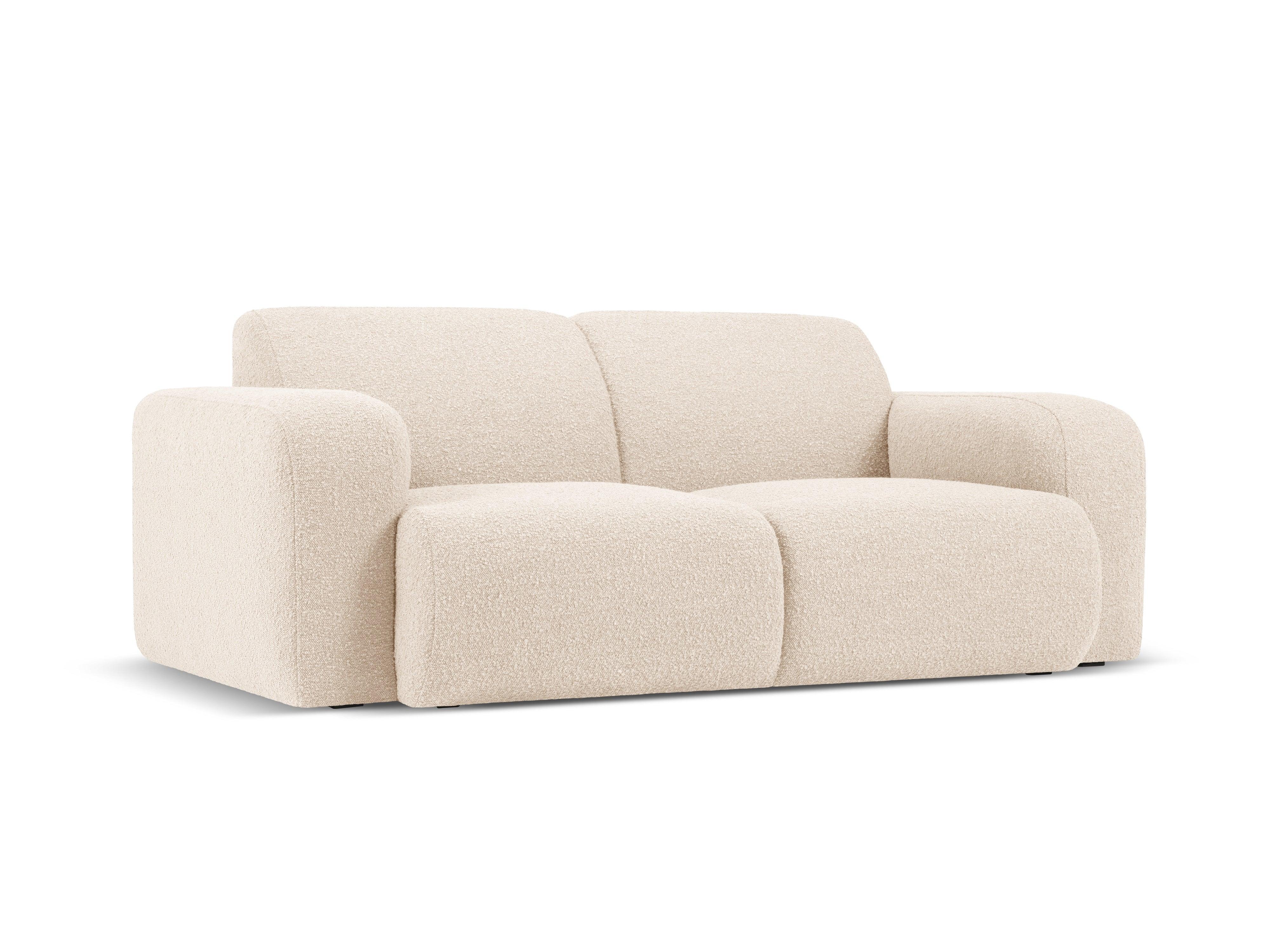 Sofa w tkaninie boucle 2-osobowa LOLA beżowy Windsor & Co Eye on Design
