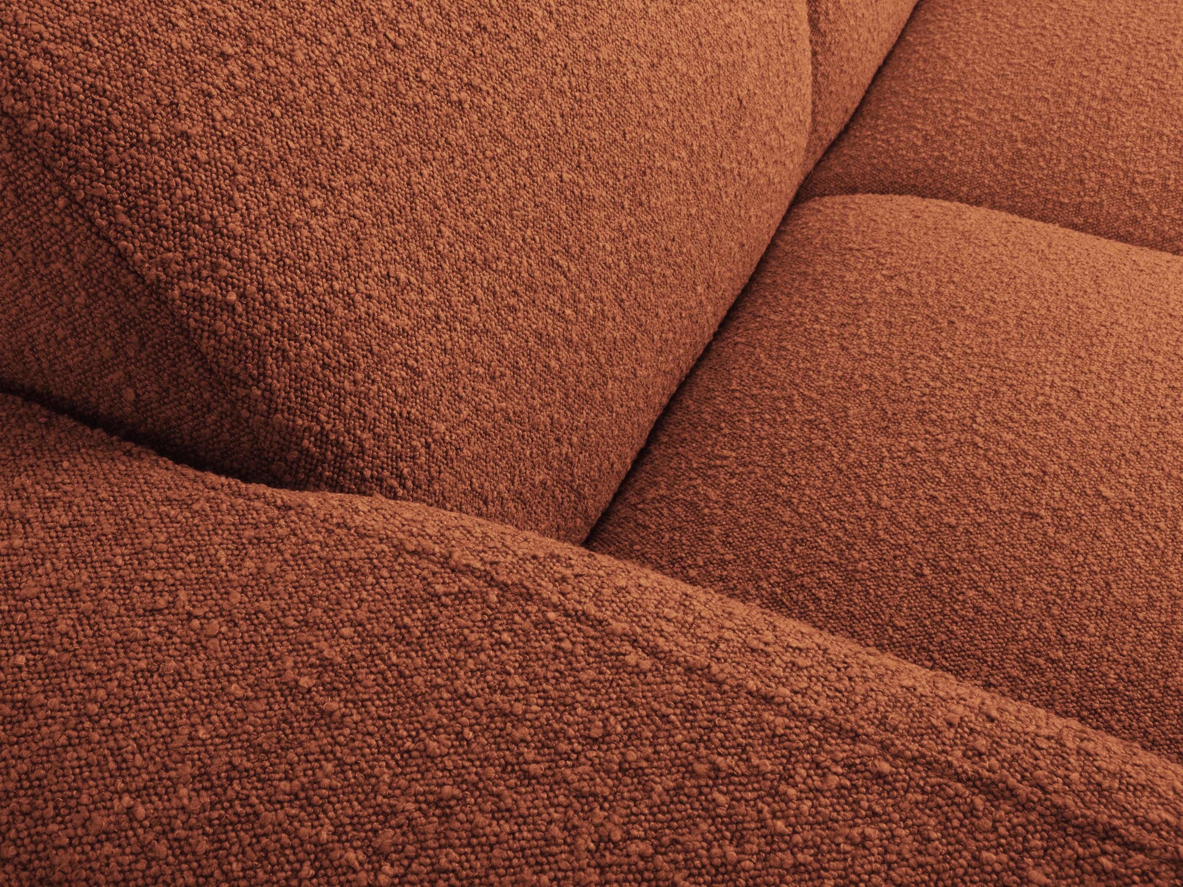Sofa w tkaninie boucle 2-osobowa LOLA brązowy Windsor & Co Eye on Design