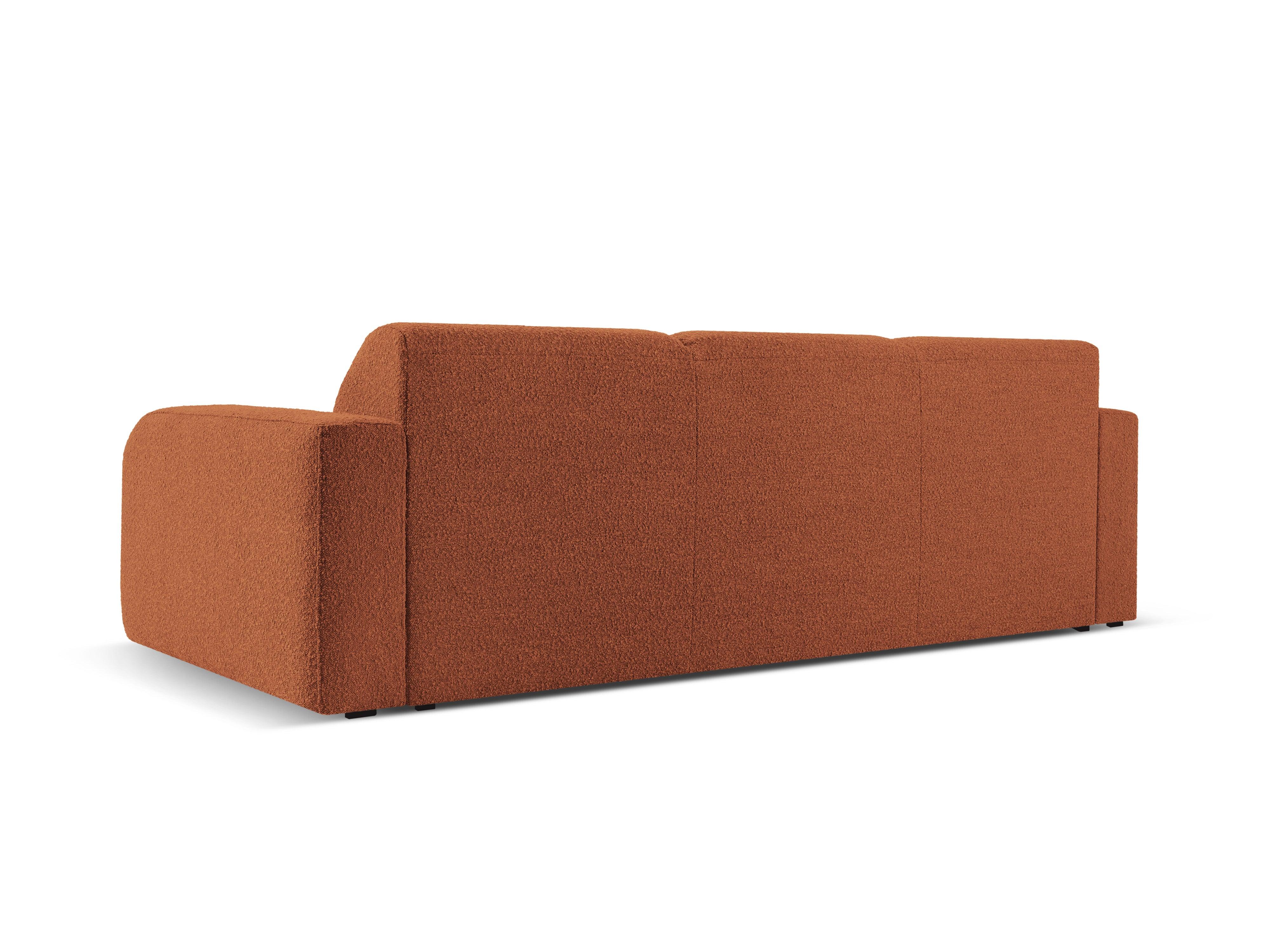 Sofa w tkaninie boucle 3-osobowa LOLA brązowy Windsor & Co Eye on Design