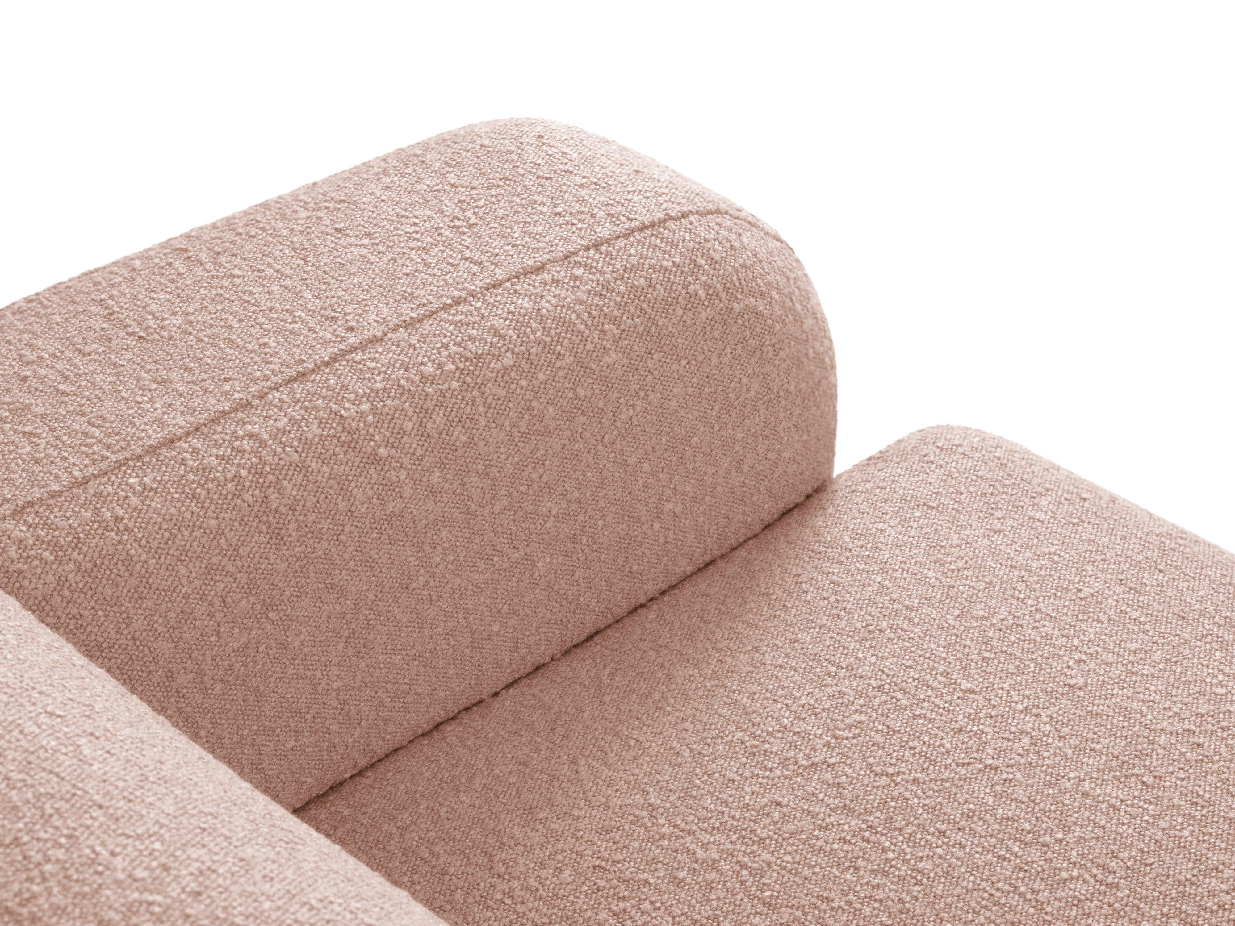 Sofa w tkaninie boucle 3-osobowa LOLA różowy Windsor & Co Eye on Design