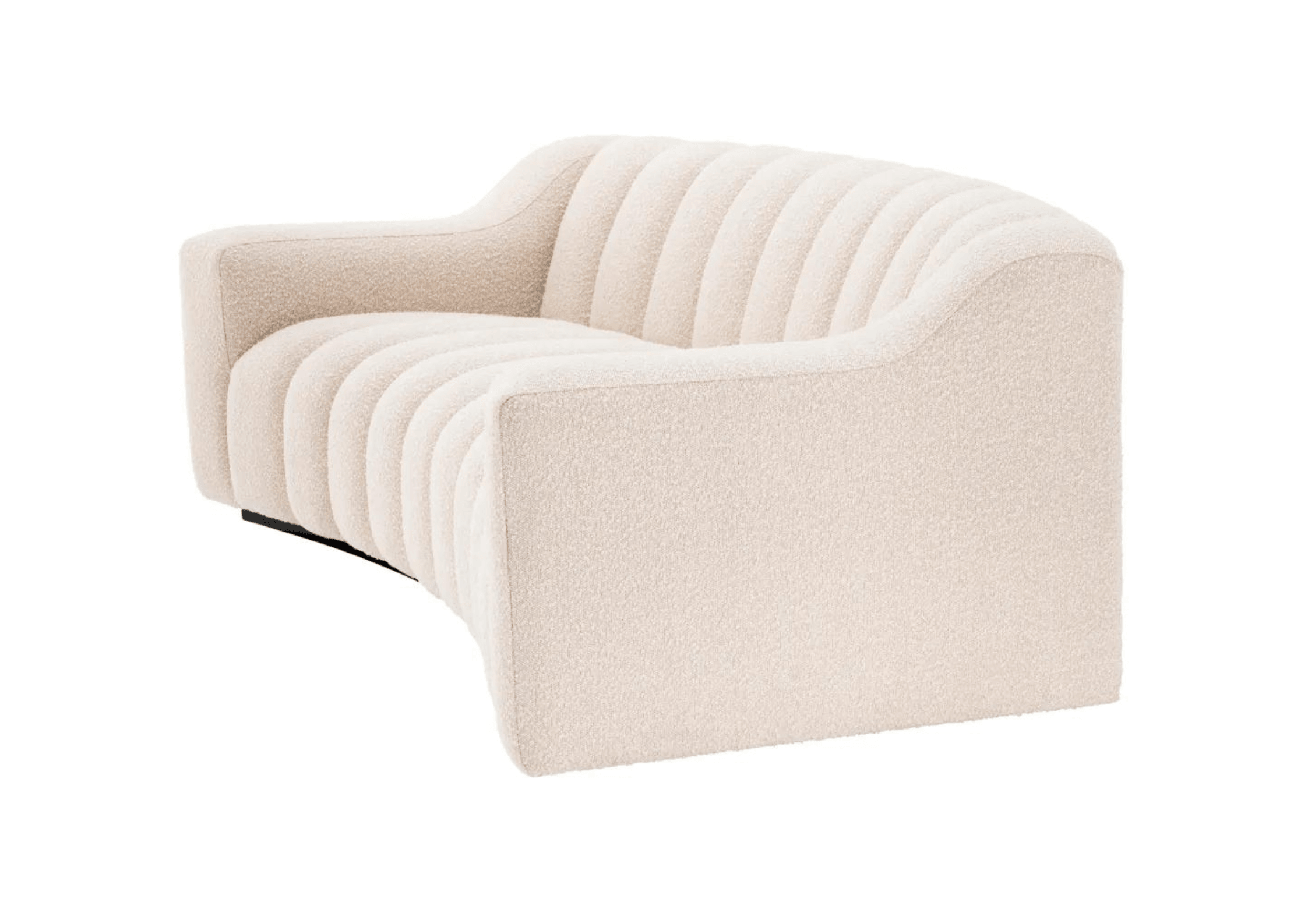 Sofa w tkaninie boucle KELLY kremowy Eichholtz Eye on Design