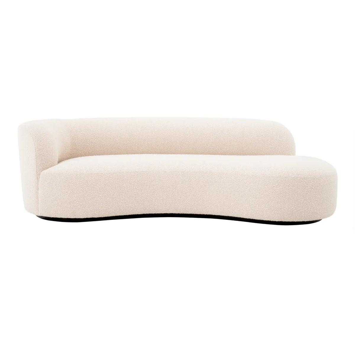 Sofa w tkaninie boucle MORTEN kremowy Eichholtz Eye on Design
