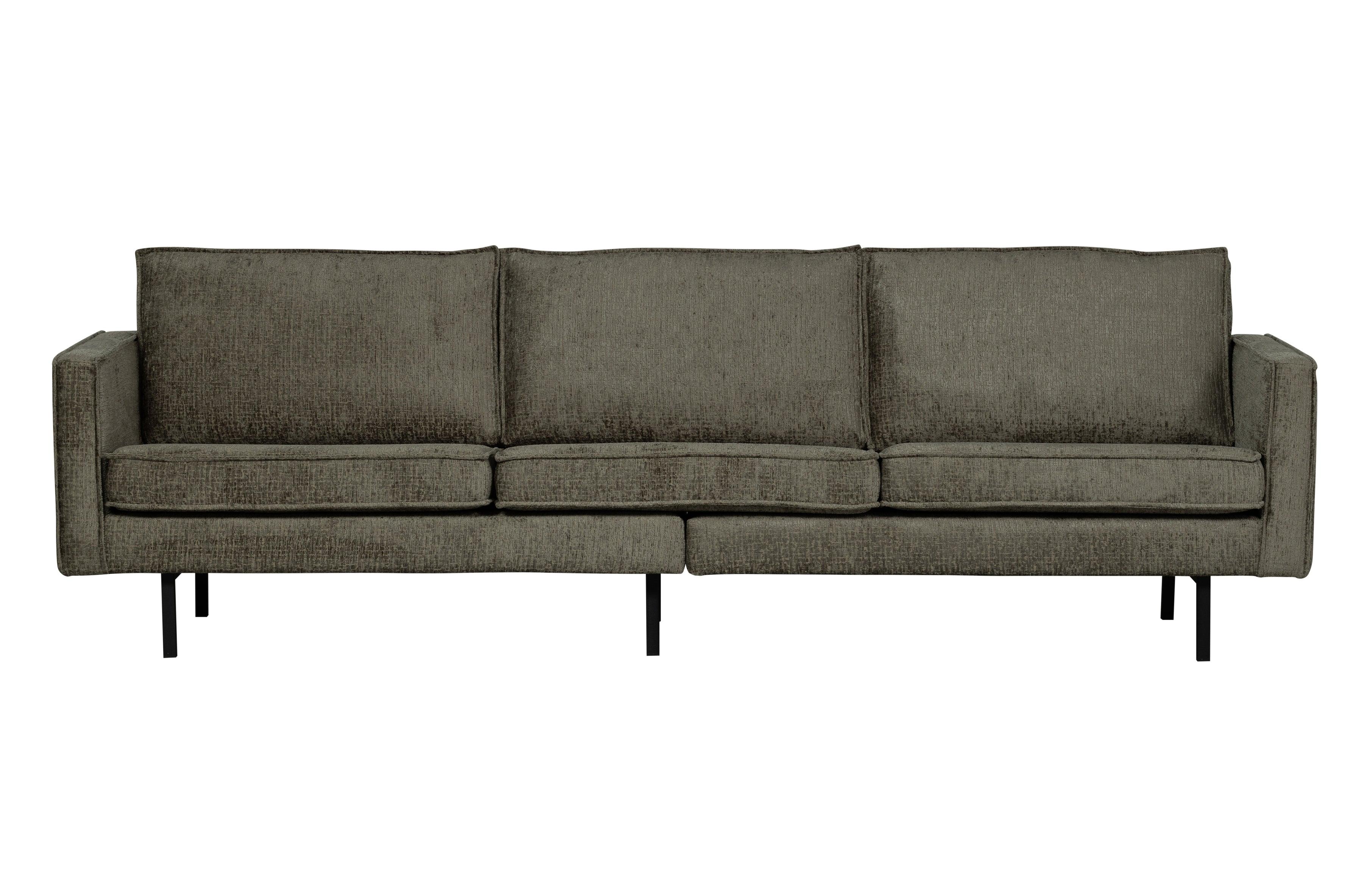 Sofa welurowa 3-osobowa RODEO szarozielony Be Pure Eye on Design