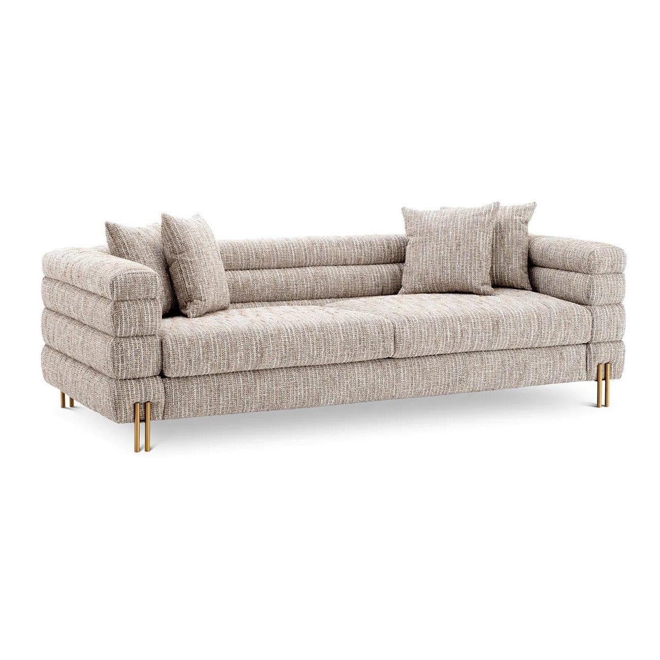 Sofa YORK beżowy melanż Eichholtz Eye on Design