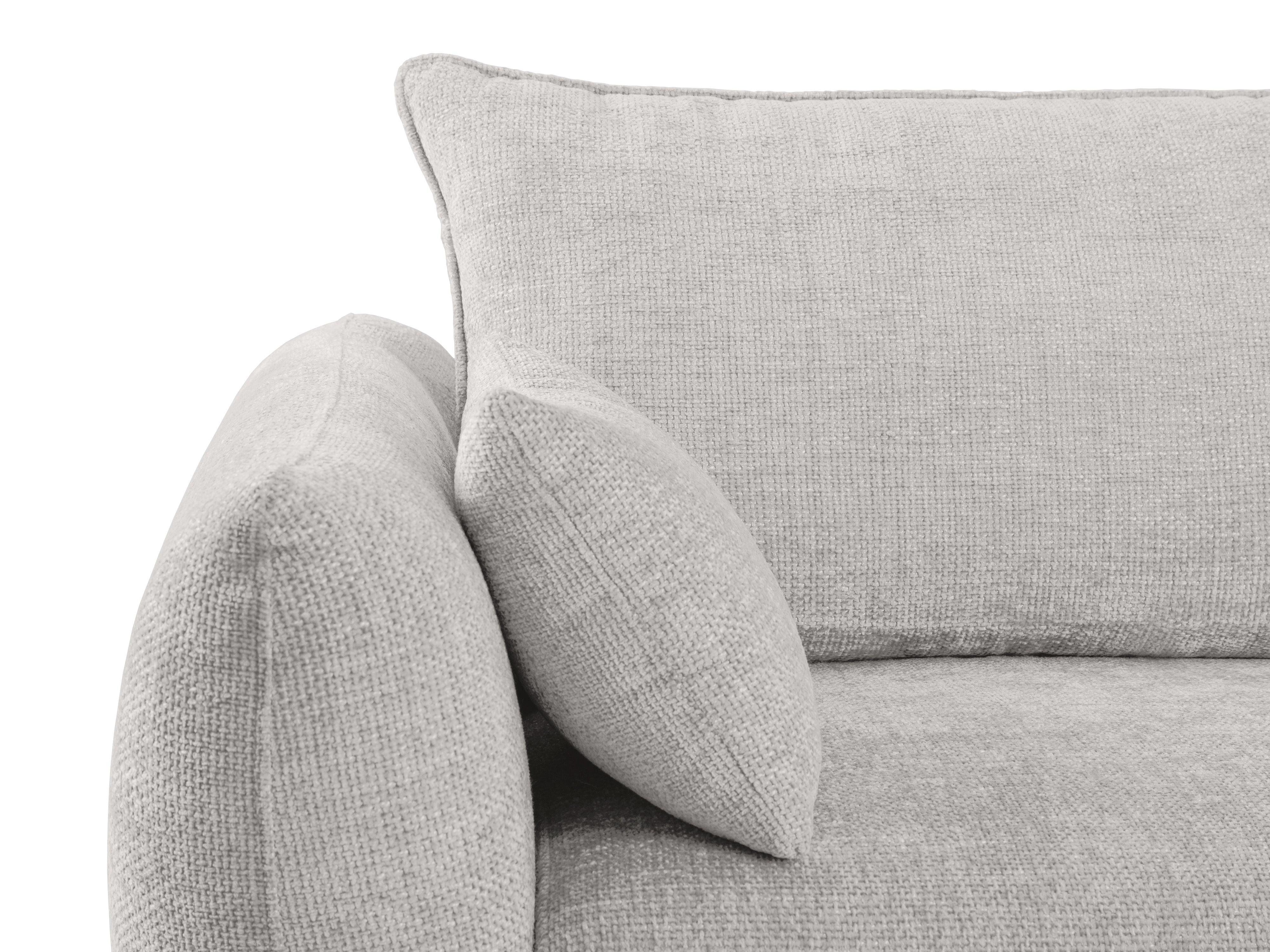 Sofa z funkcją spania MATERA jasnoszary szenil Cosmopolitan Design Eye on Design