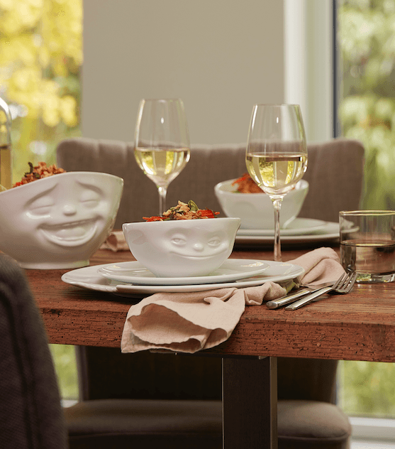 Średnia miseczka GRINNING biały 58products Eye on Design