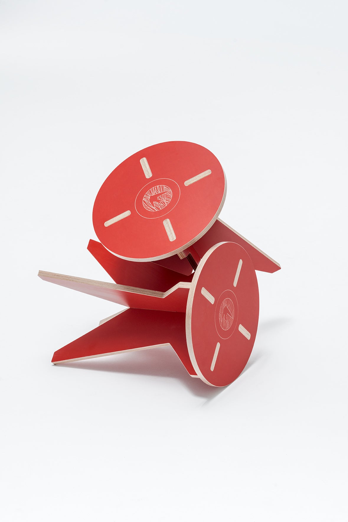 ST STOOL red