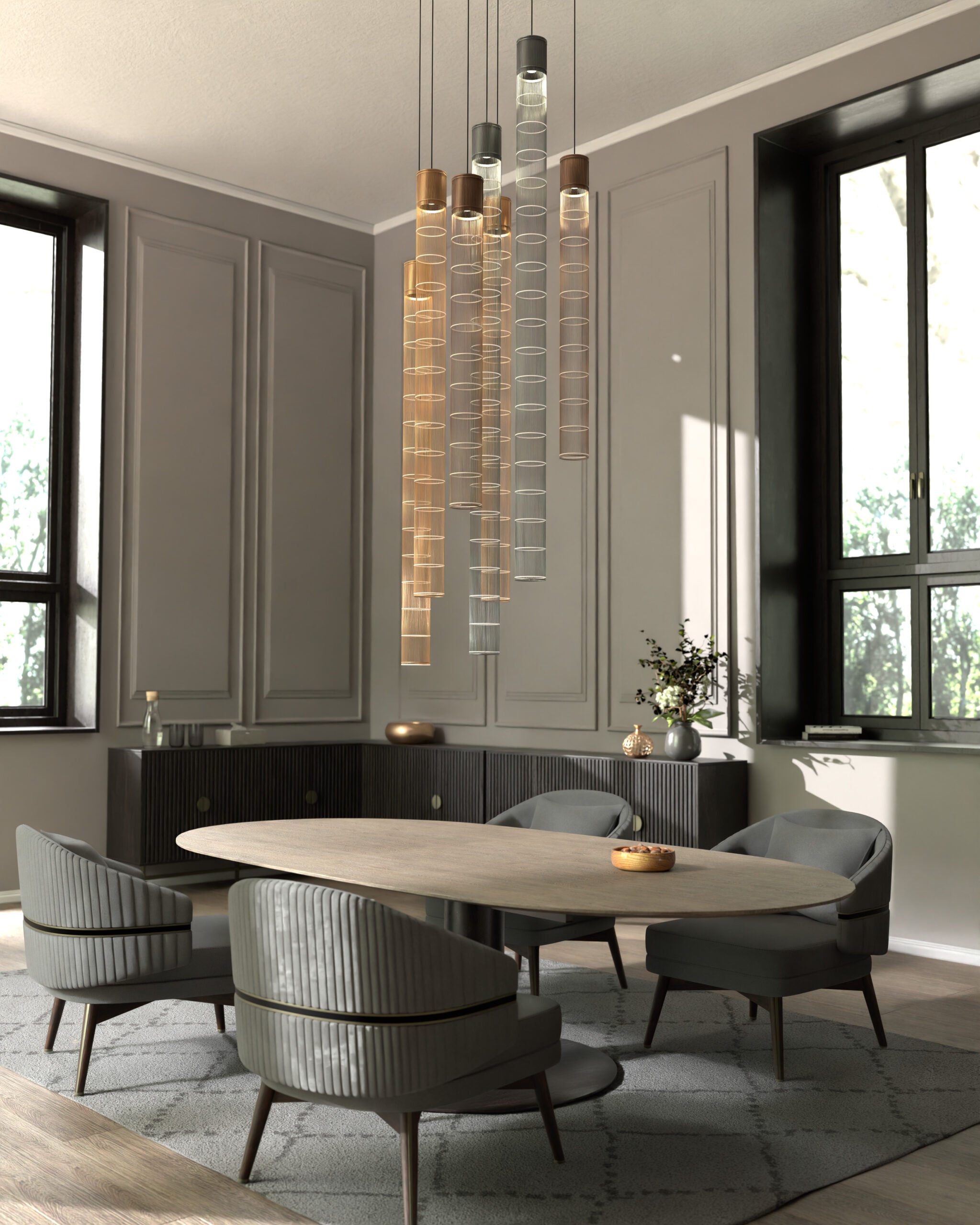 STELAR mesh pendant lamp