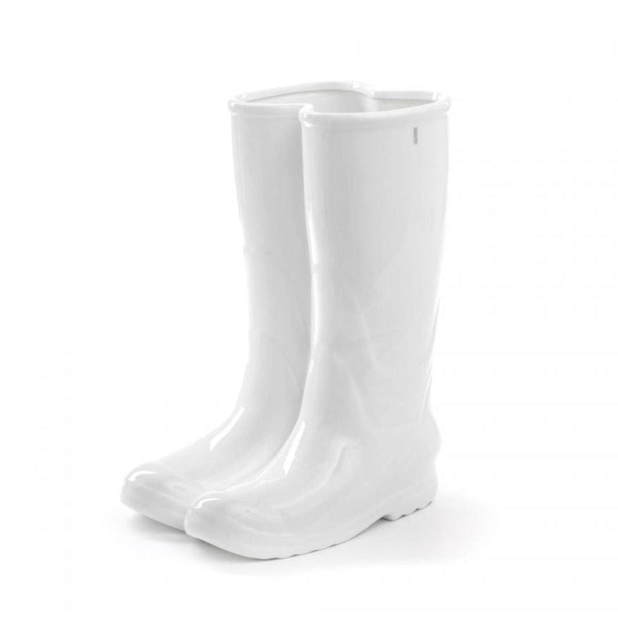 Stojak na parasole MEMORABILIA MY RAINBOOTS biały Seletti Eye on Design