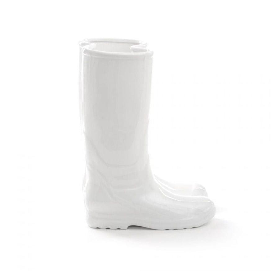 Stojak na parasole MEMORABILIA MY RAINBOOTS biały Seletti Eye on Design