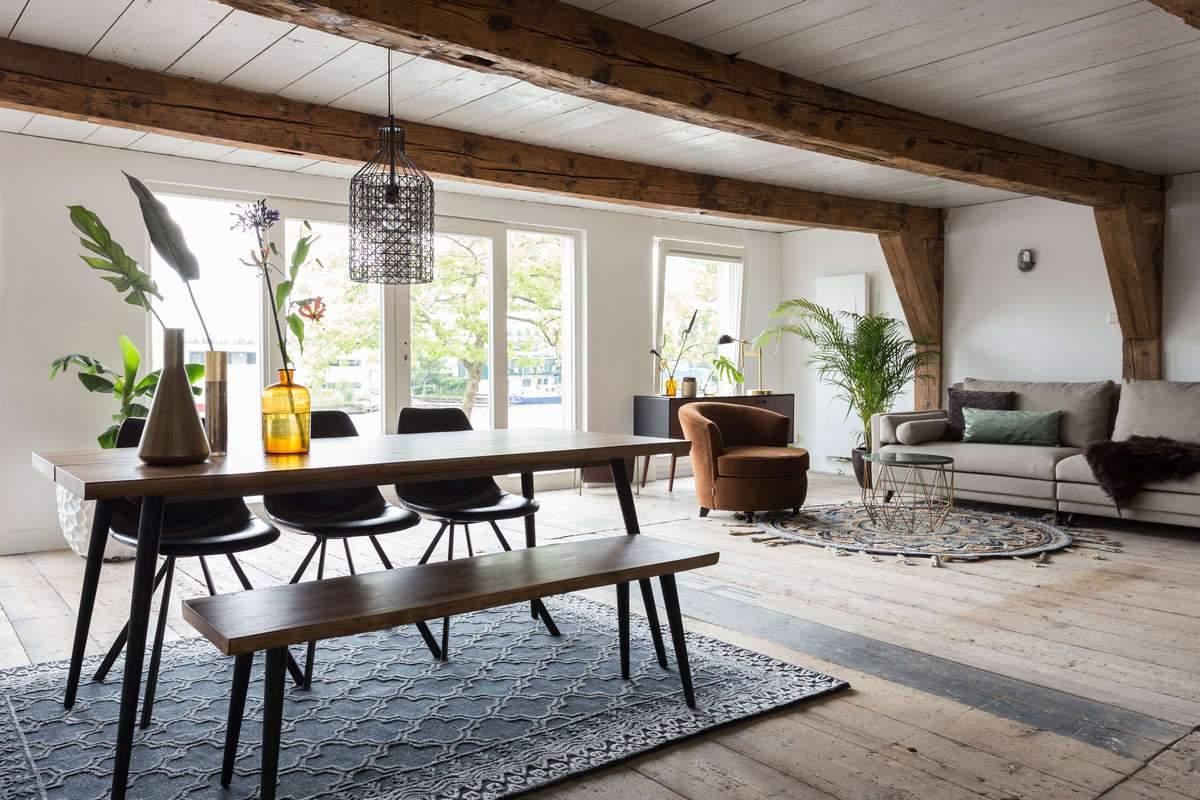 Stół ALAGON drewno orzechowe Dutchbone Eye on Design