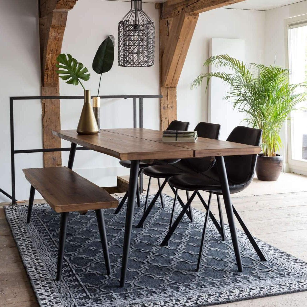 Stół ALAGON drewno orzechowe Dutchbone Eye on Design