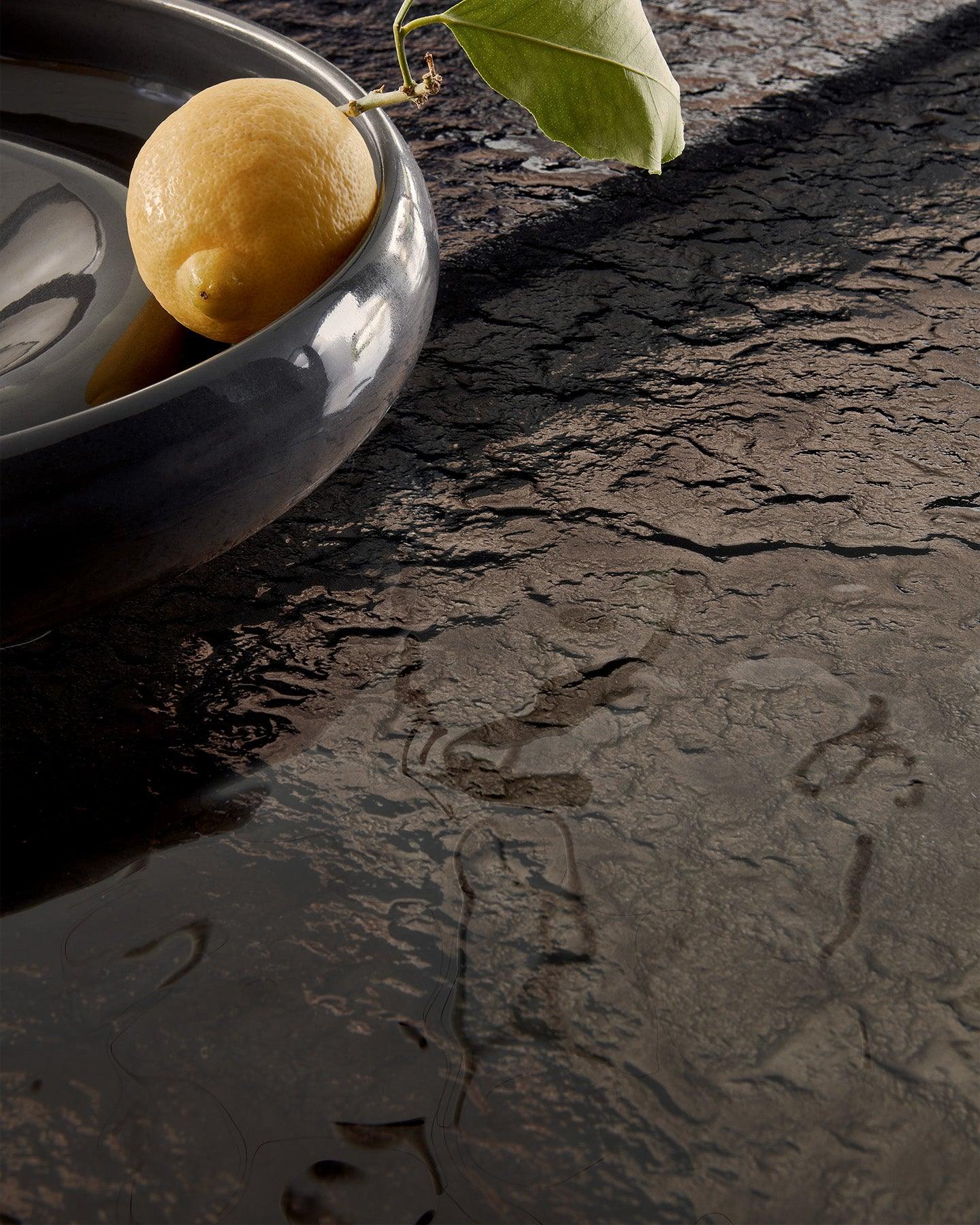 Stół APIAN brązowe szkło Calligaris Eye on Design