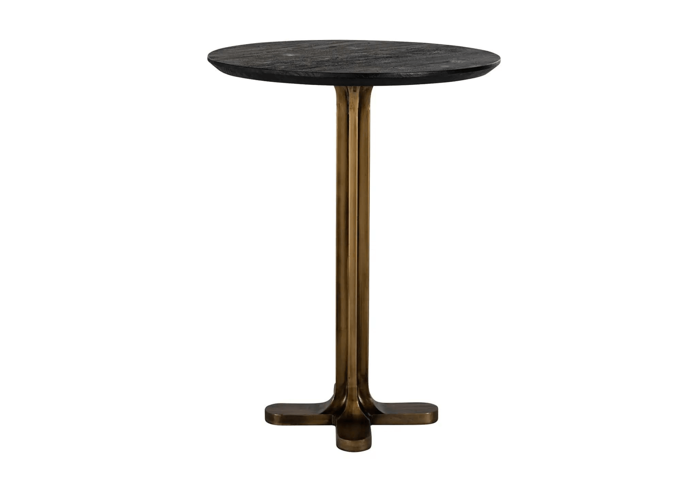 Stół barowy okrągły REVELIN mosiężny Richmond Interiors Eye on Design