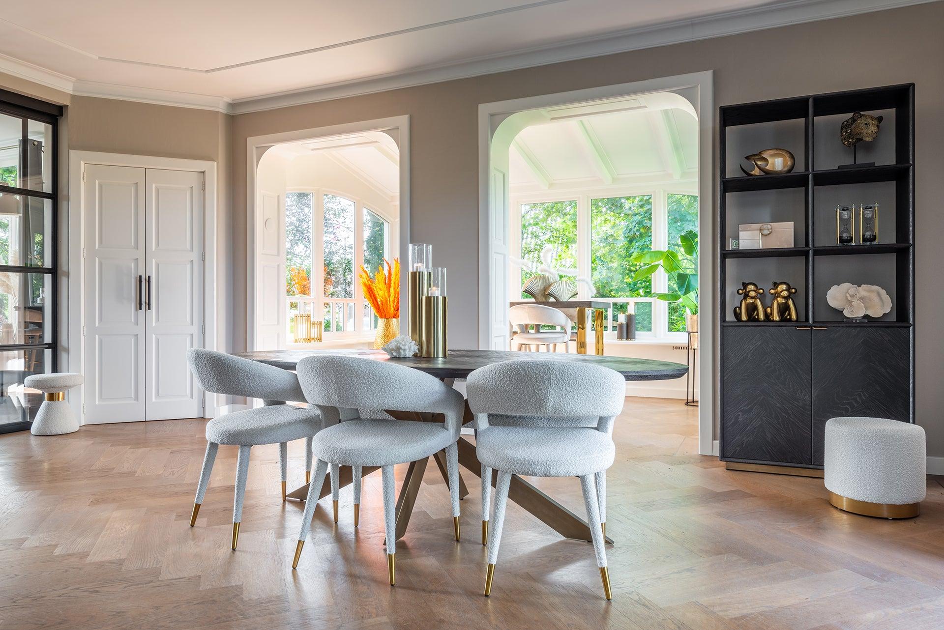 Stół BLACKBONE mosiężny Richmond Interiors Eye on Design