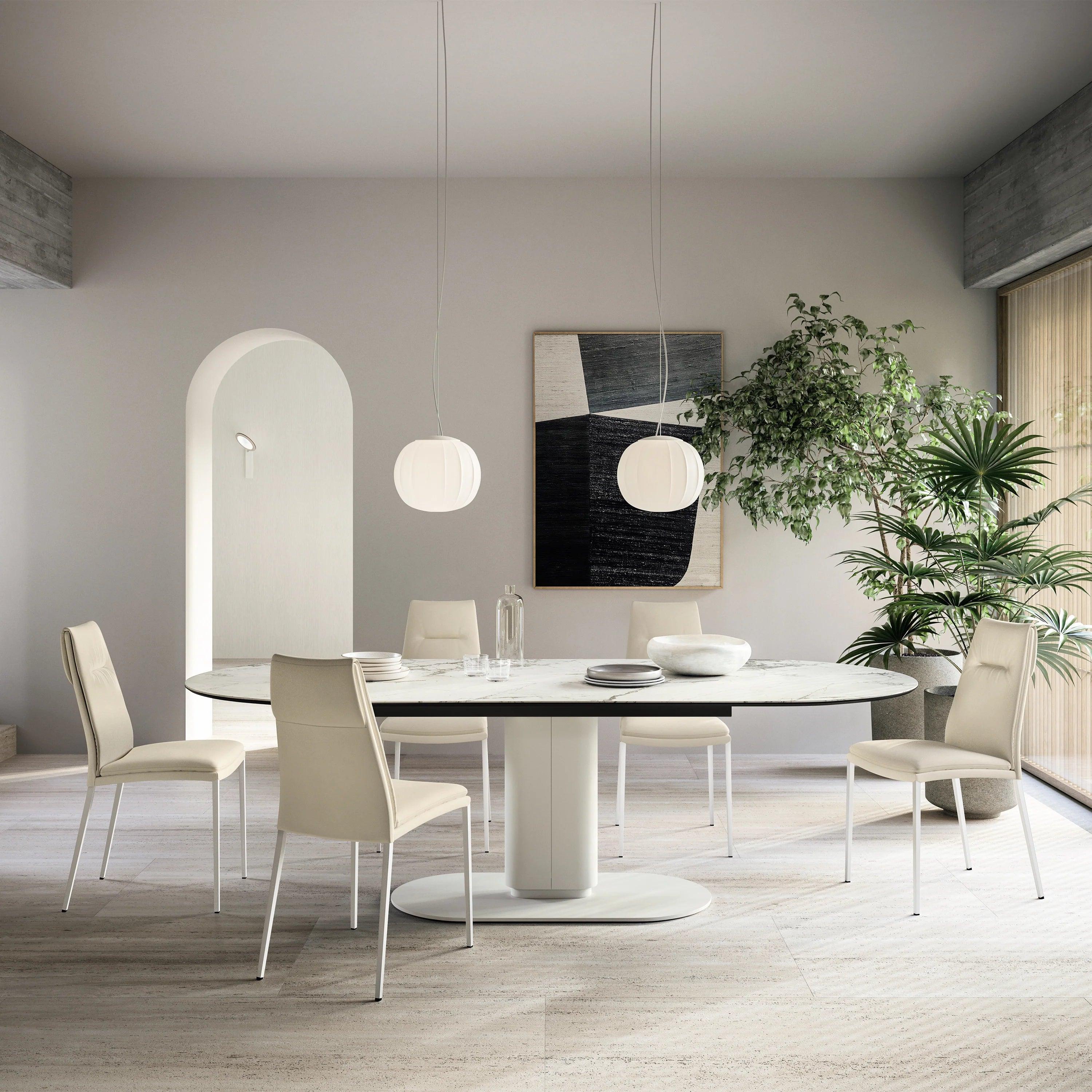 Stół CAMEO antracytowy marmur Calligaris Eye on Design