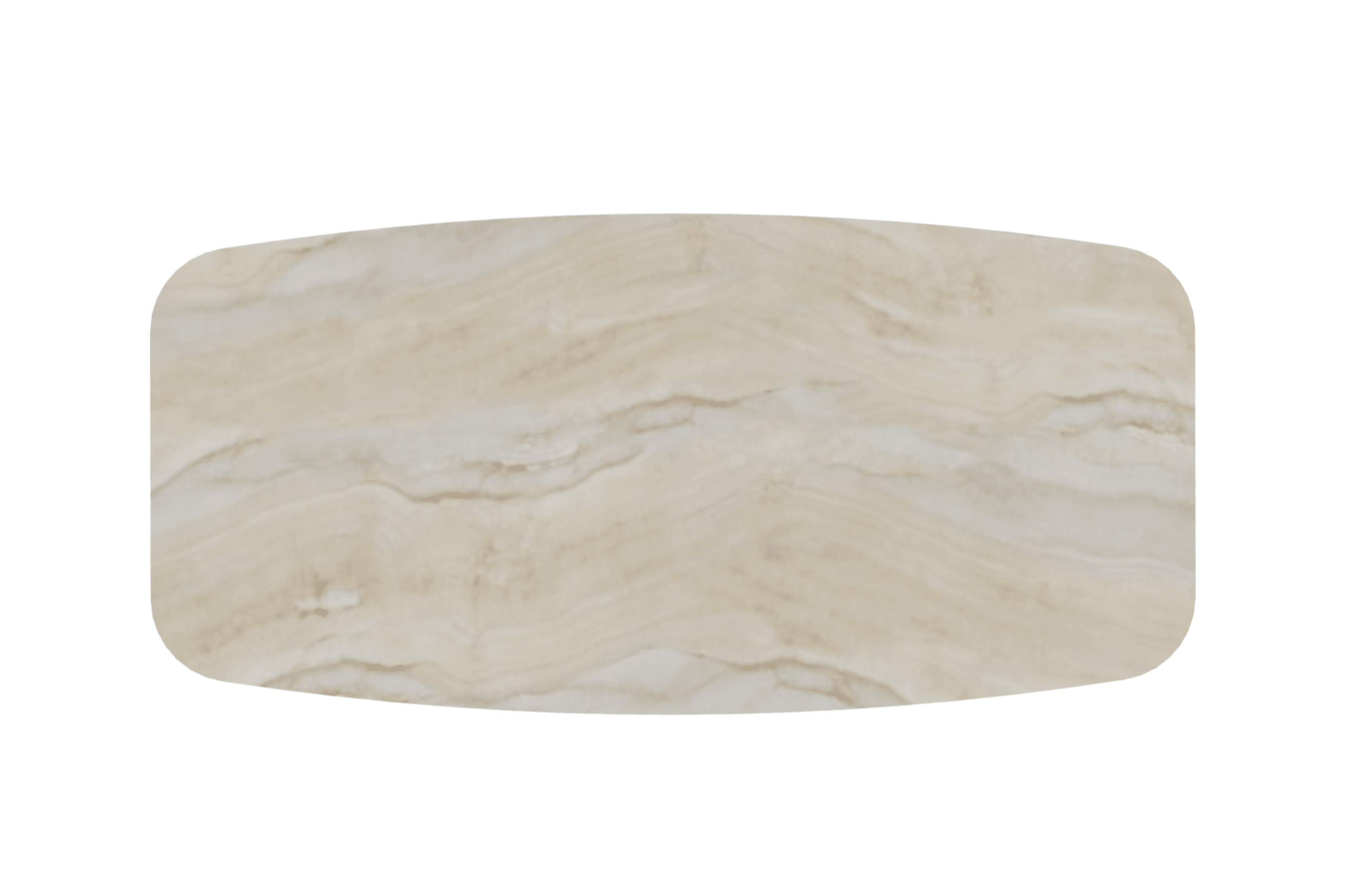 Stół CARTESIO piaskowy marmur z drewnianą podstawą Calligaris Eye on Design