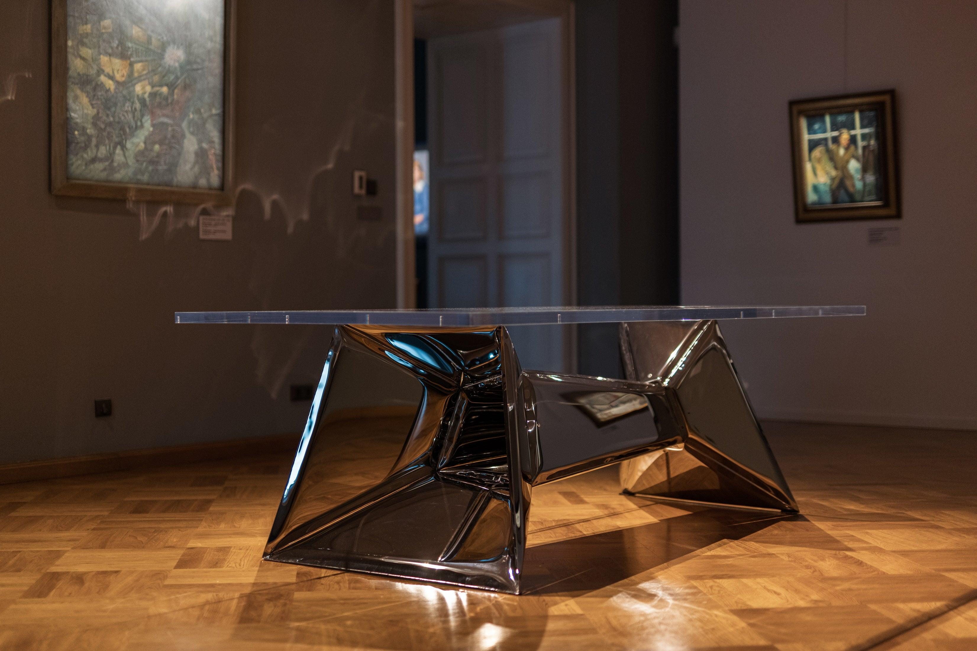 Stół CRYSTALS inox Zieta Studio Eye on Design