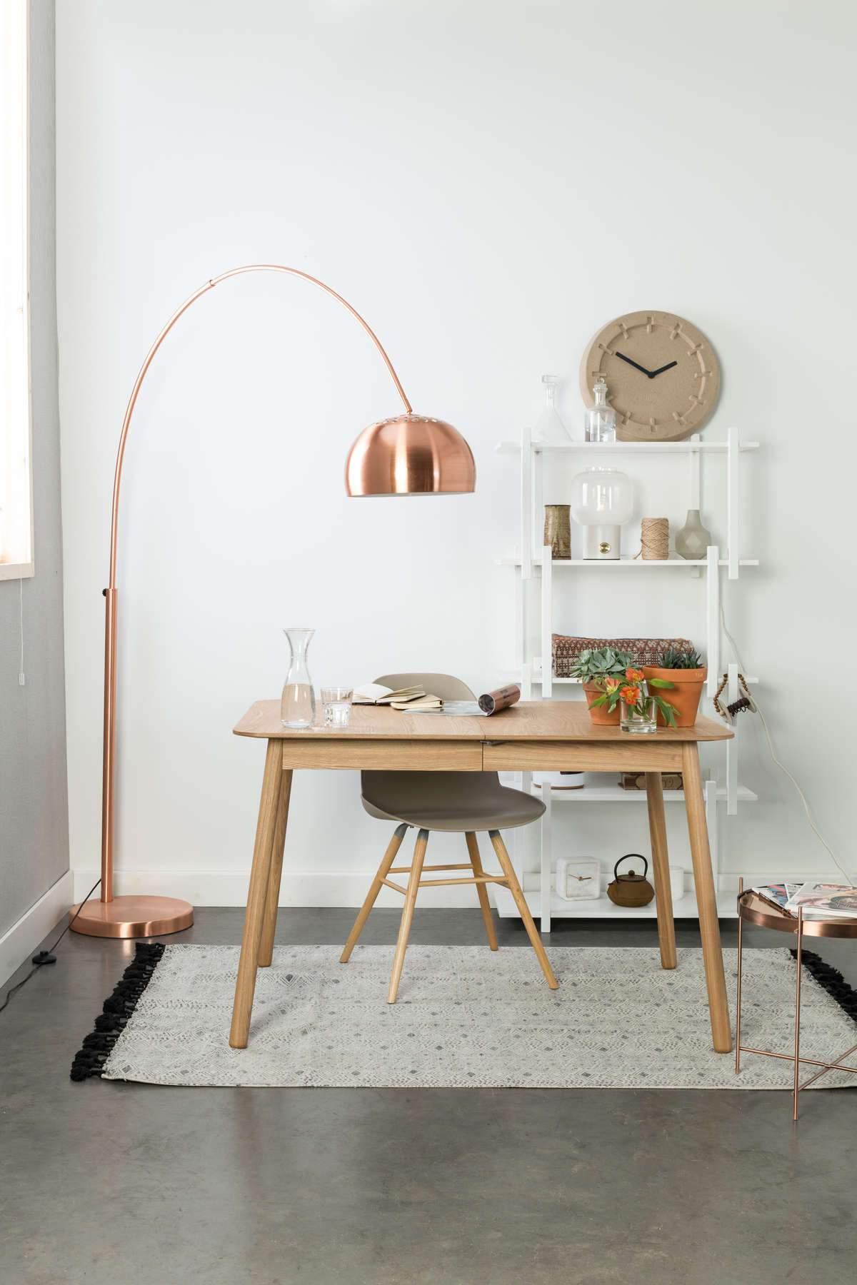 Stół GLIMPS 120/162 x 80 jesionowy Zuiver Eye on Design