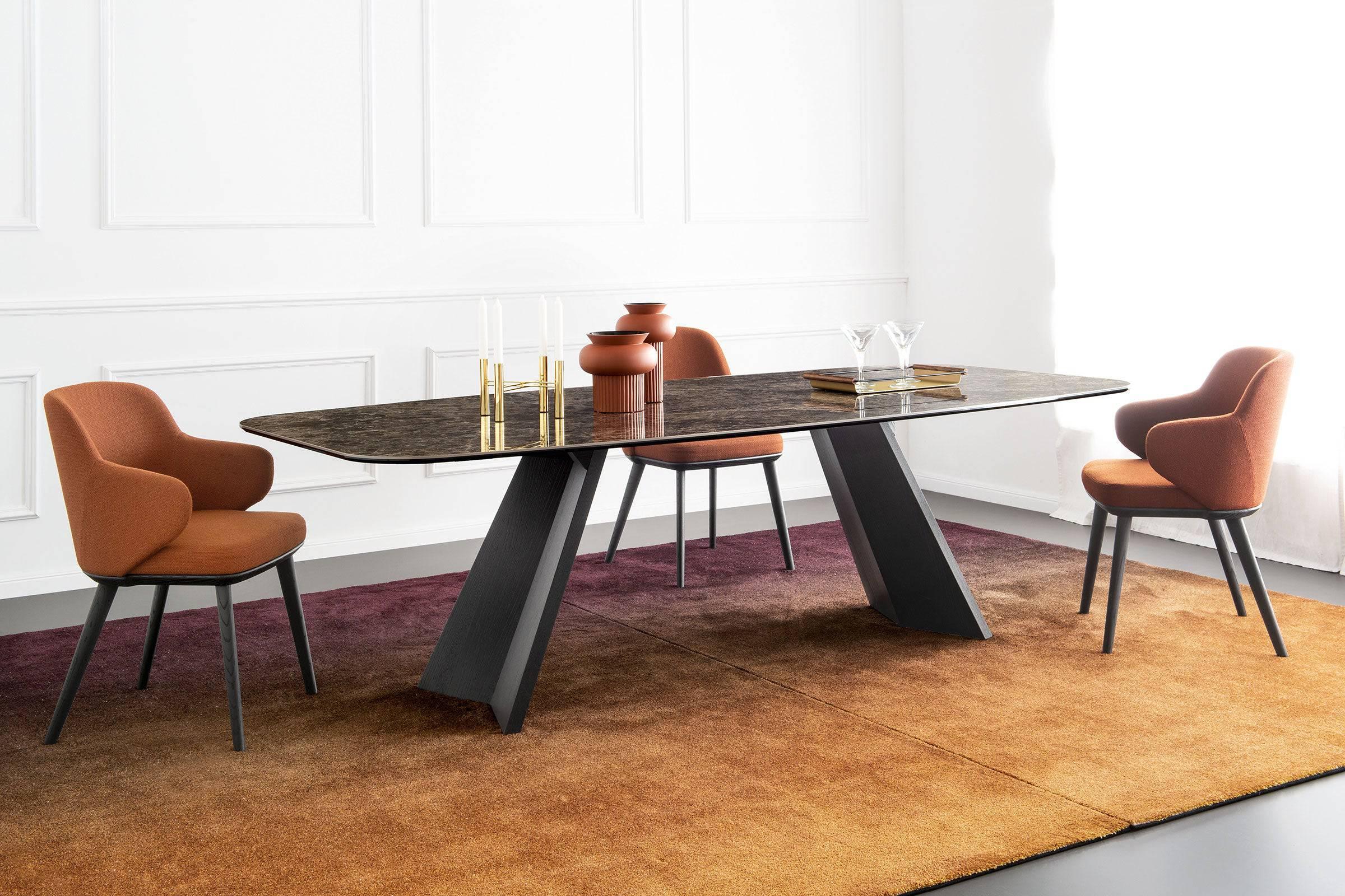 Stół ICARO biały marmur Calligaris Eye on Design