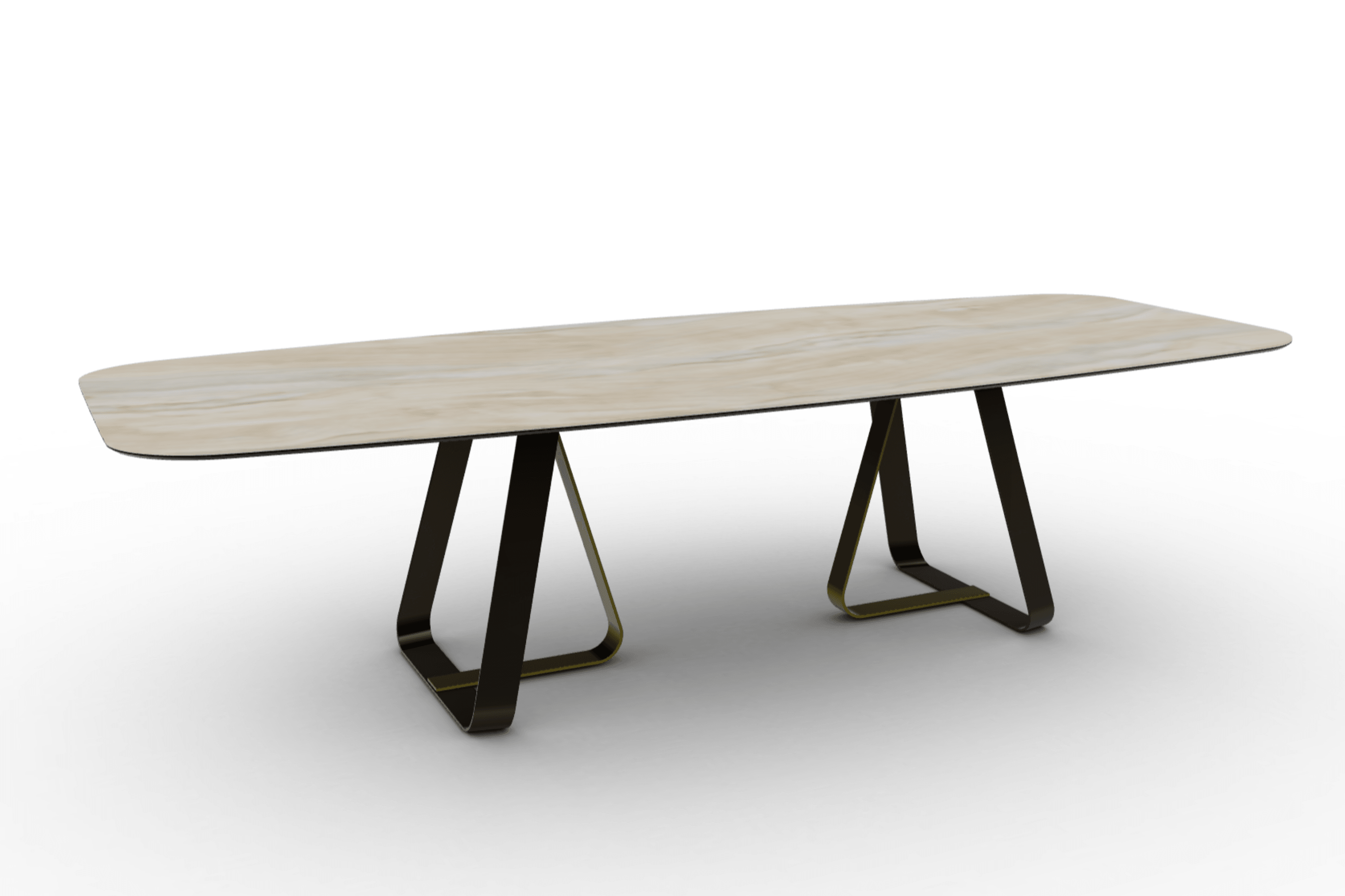 Stół jadalniany SUNSHINE piaskowy marmur Calligaris Eye on Design