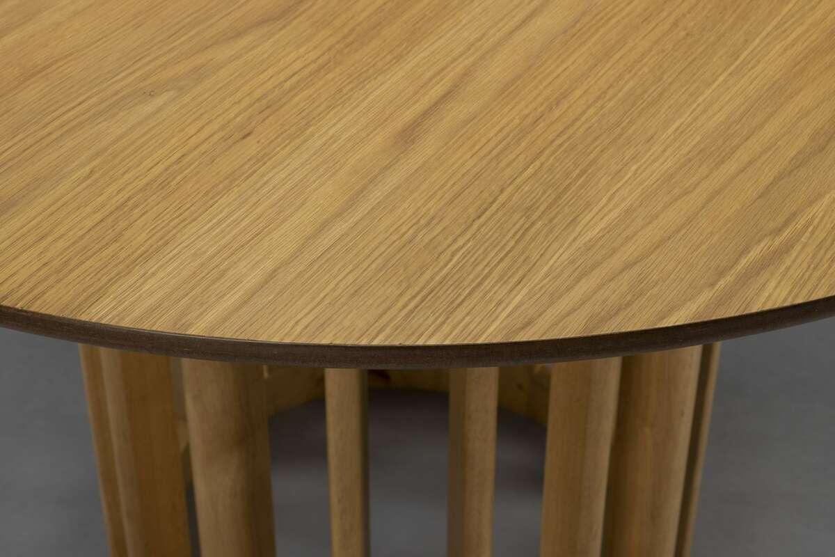 Stół okrągły BARLET drewno dębowe Dutchbone Eye on Design