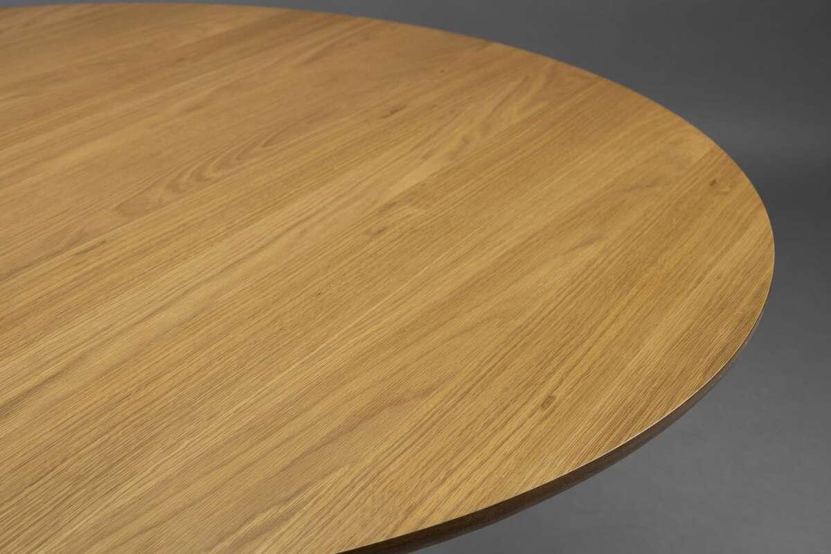 Stół okrągły BARLET drewno dębowe Dutchbone Eye on Design