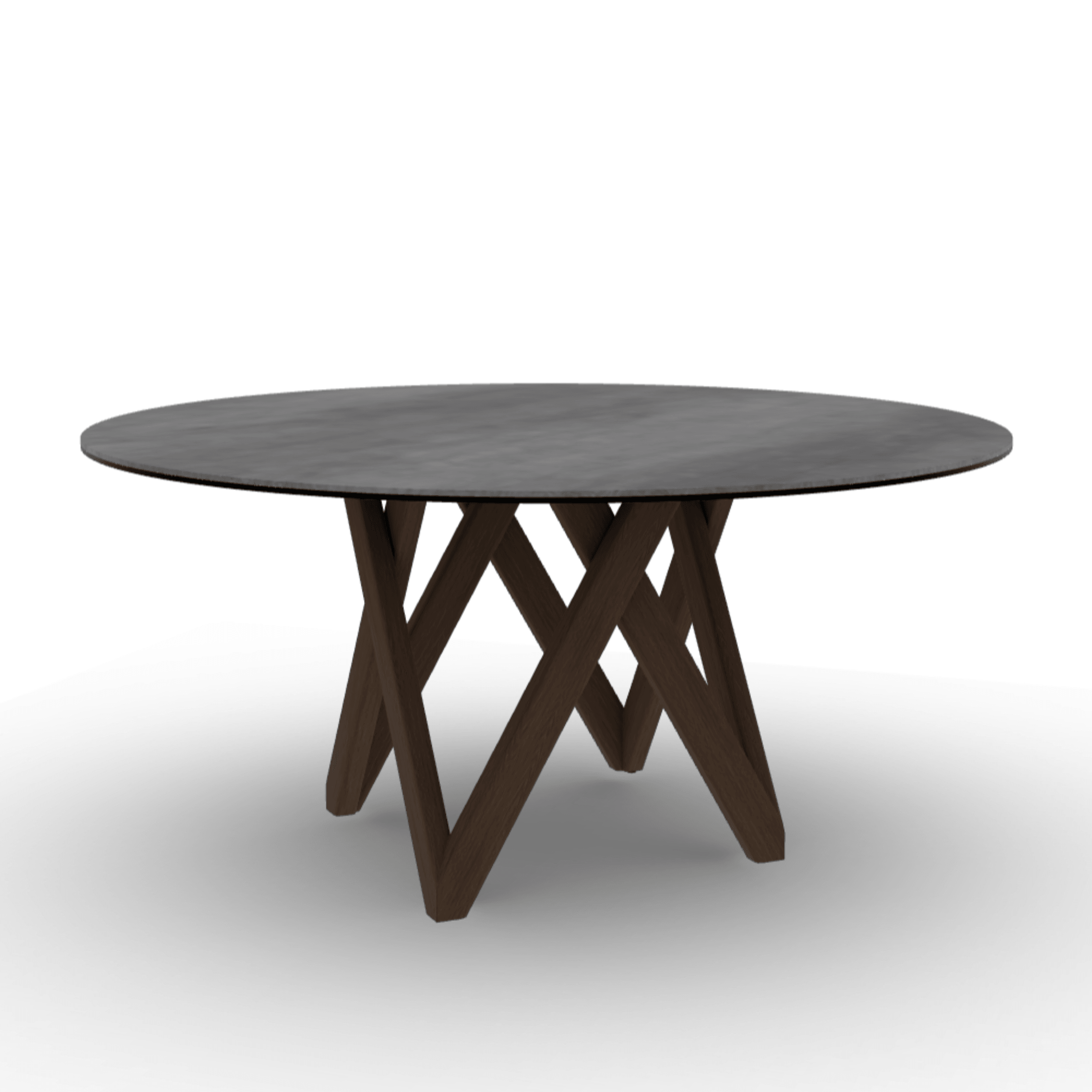 Stół okrągły CARTESIO cement Calligaris Eye on Design