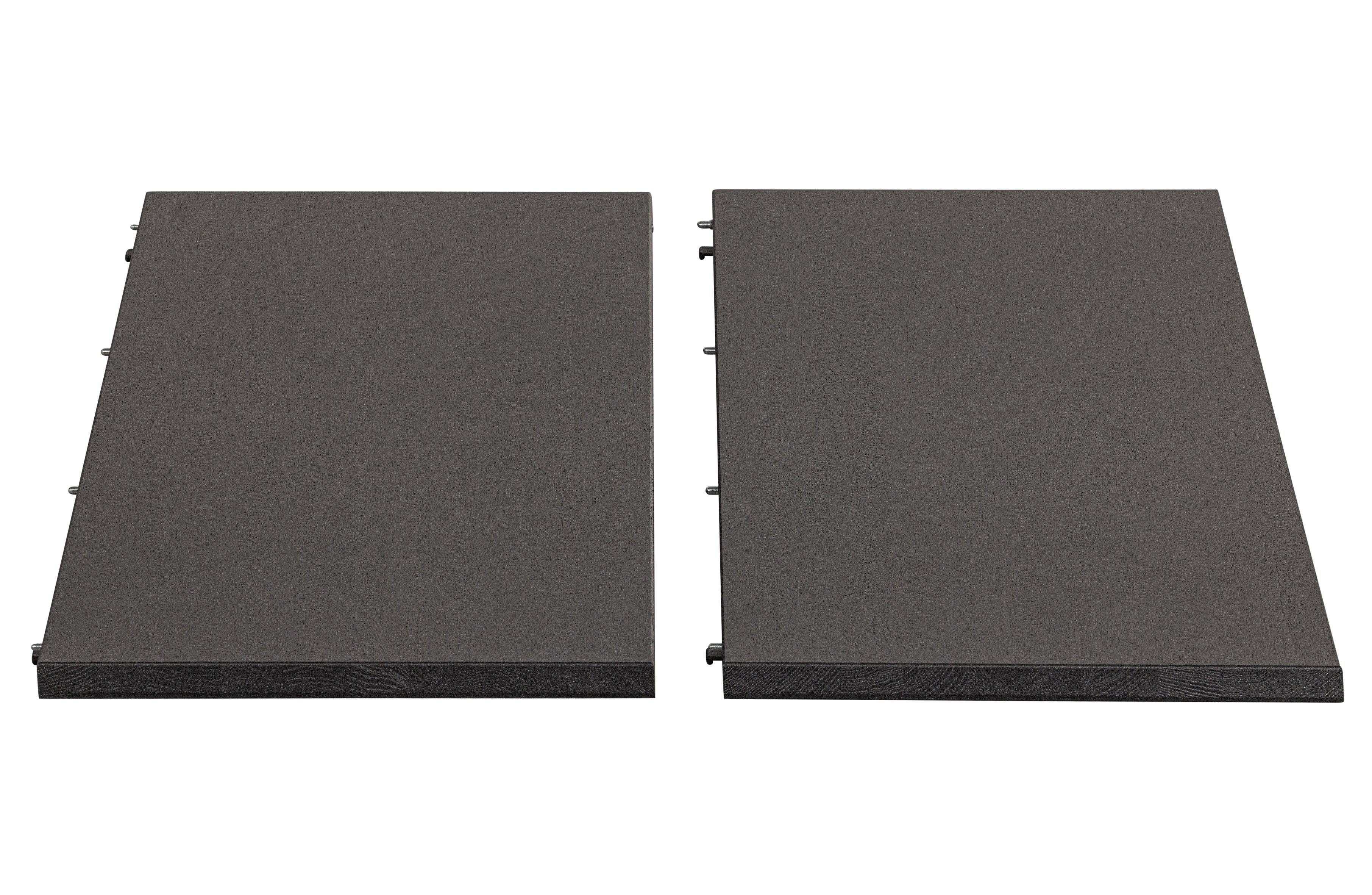 Stół okrągły rozkładany LANGE czarny dąb Woood Exclusive Eye on Design