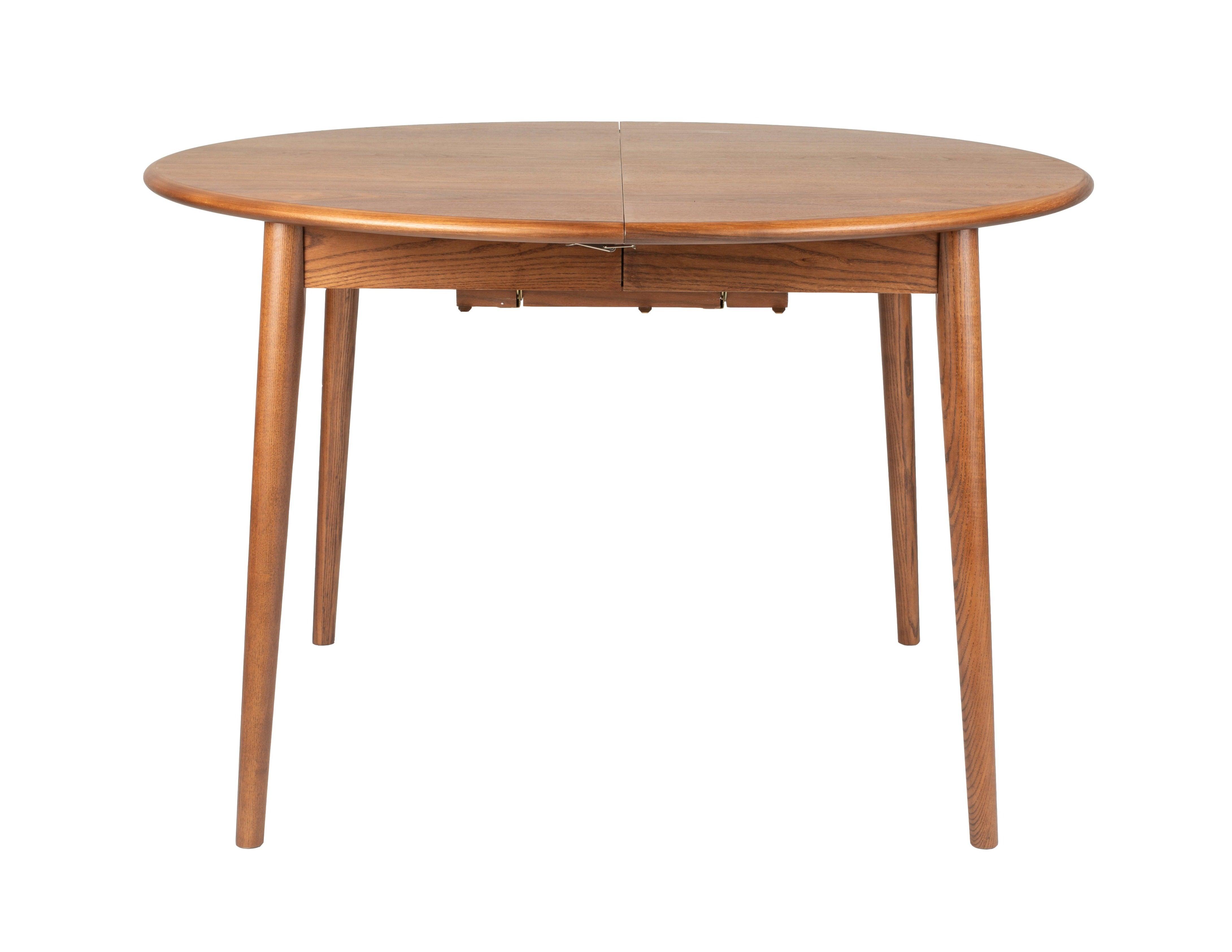 Stół okrągły rozkładany TWIST orzech Zuiver Eye on Design