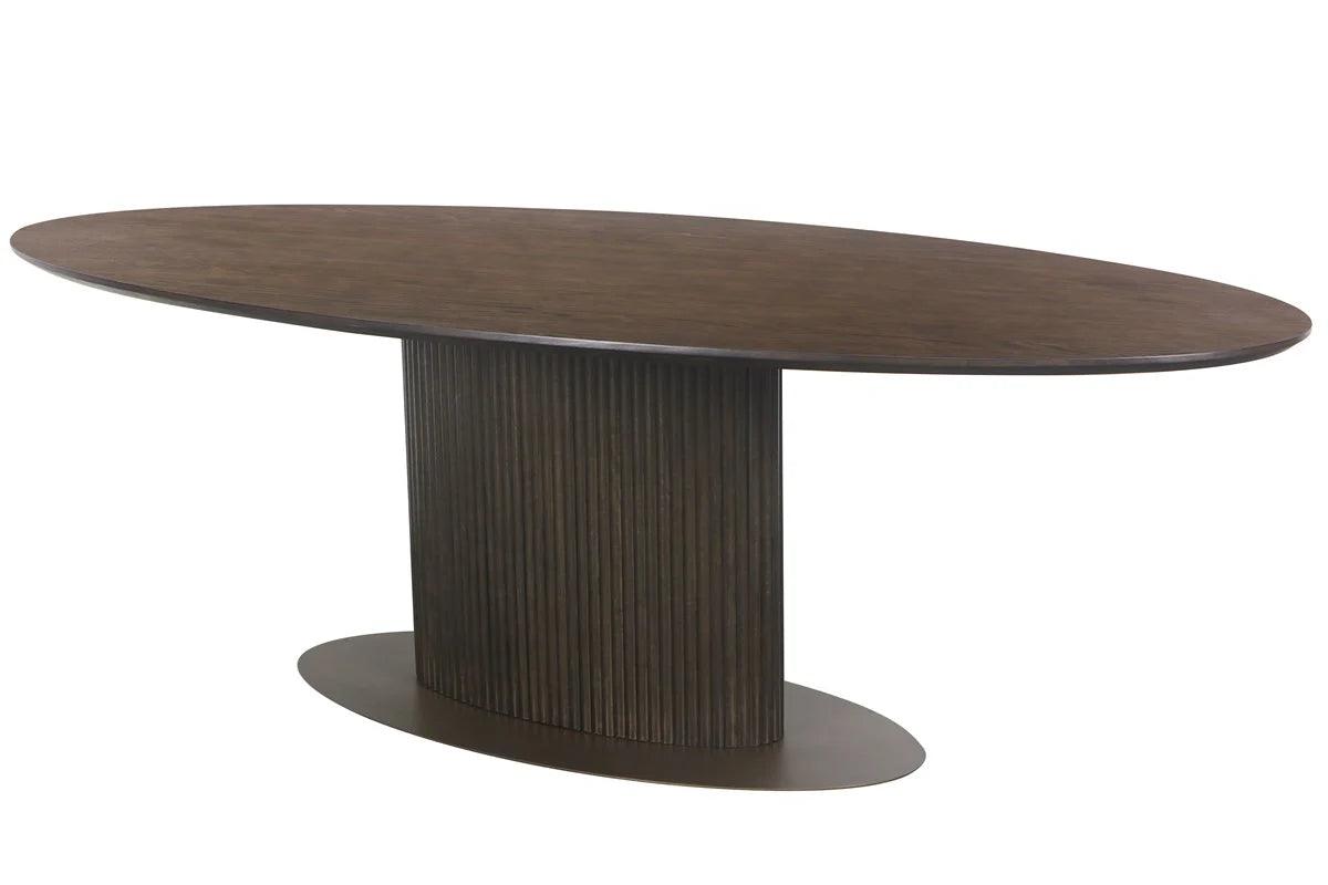 Stół owalny LUXOR brązowy Richmond Interiors Eye on Design