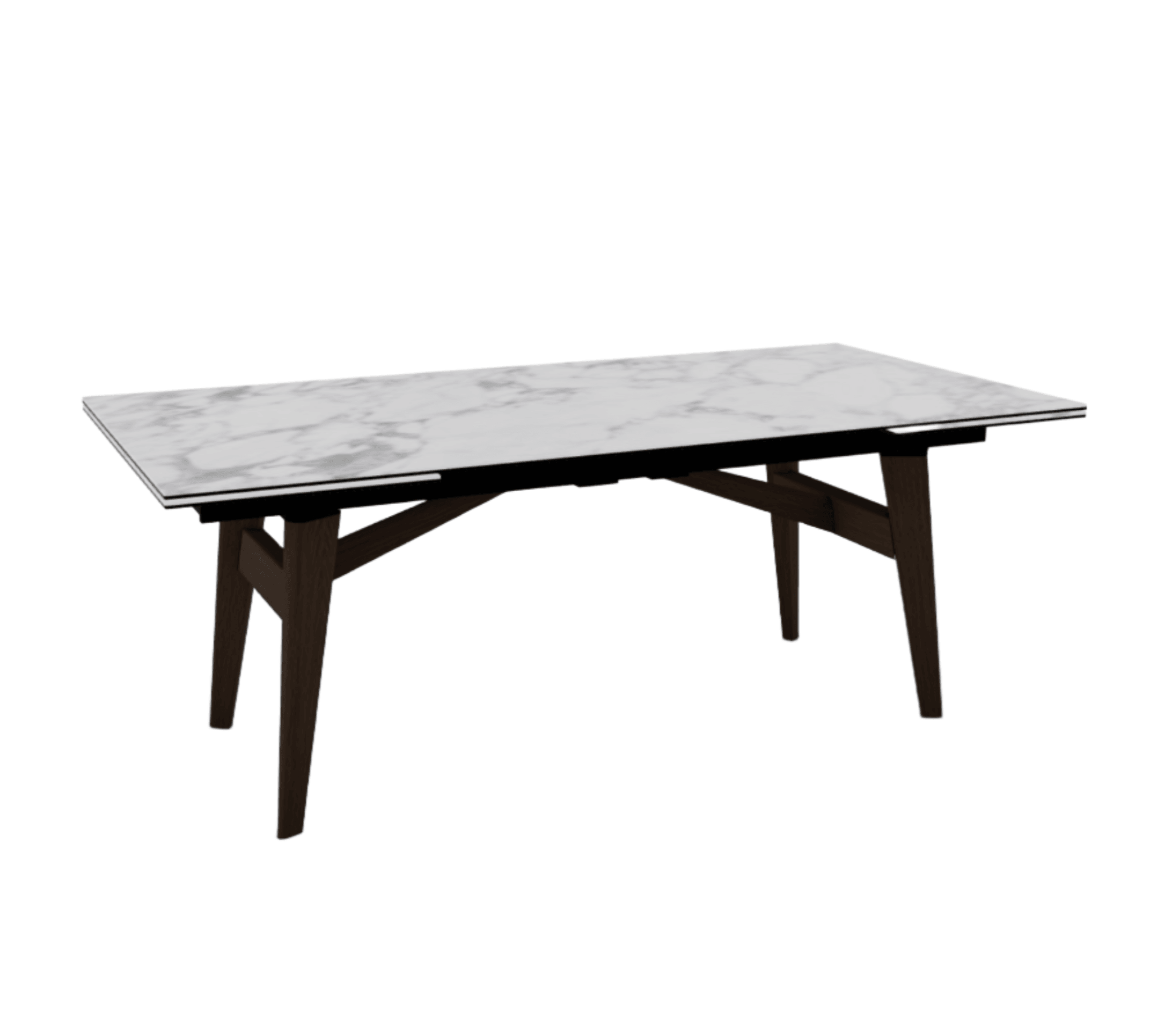 Stół prostokątny rozkładany ABREY biały marmur Calligaris Eye on Design