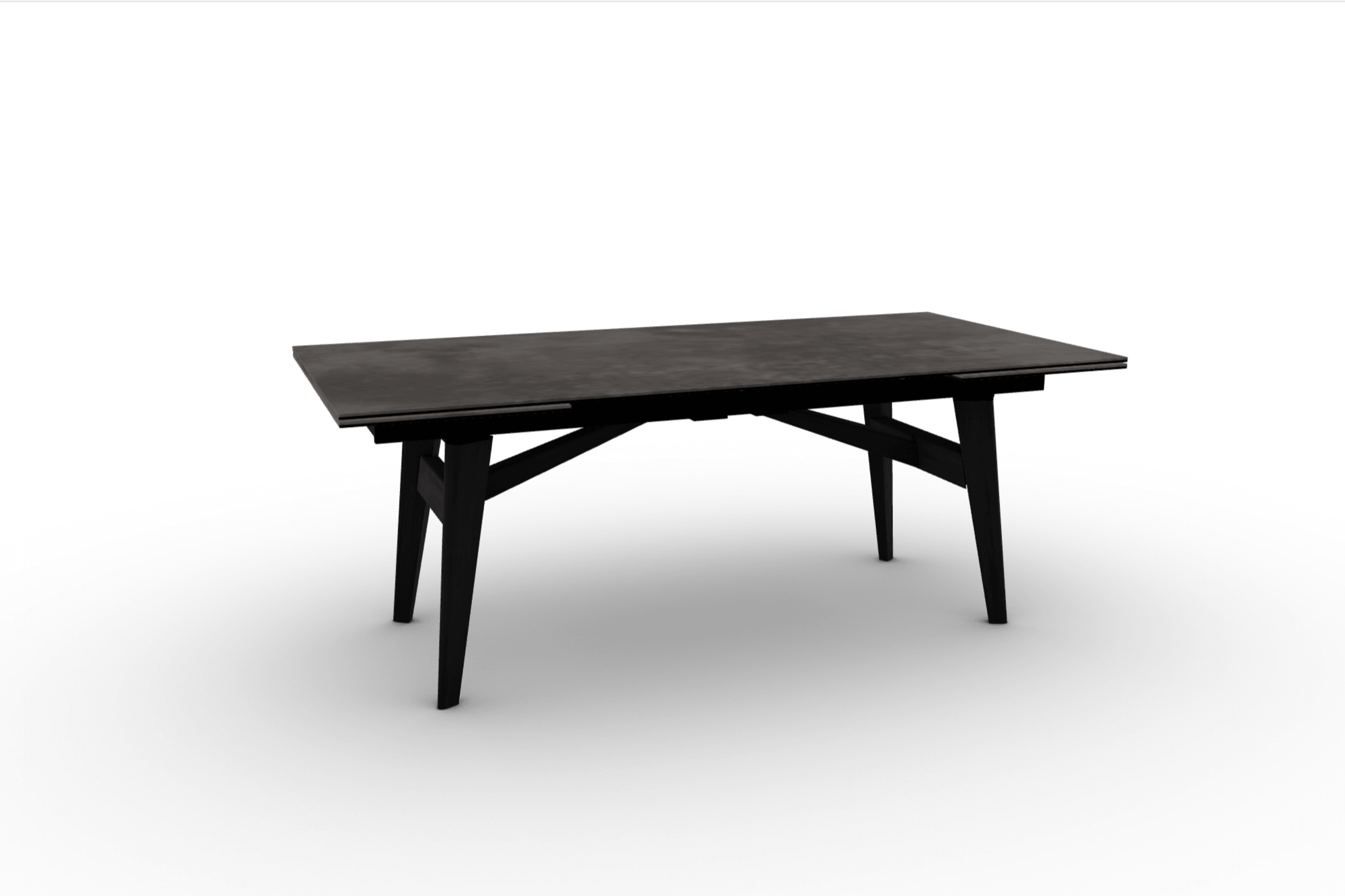 Stół prostokątny rozkładany ABREY ciemnoszara ceramika Calligaris Eye on Design