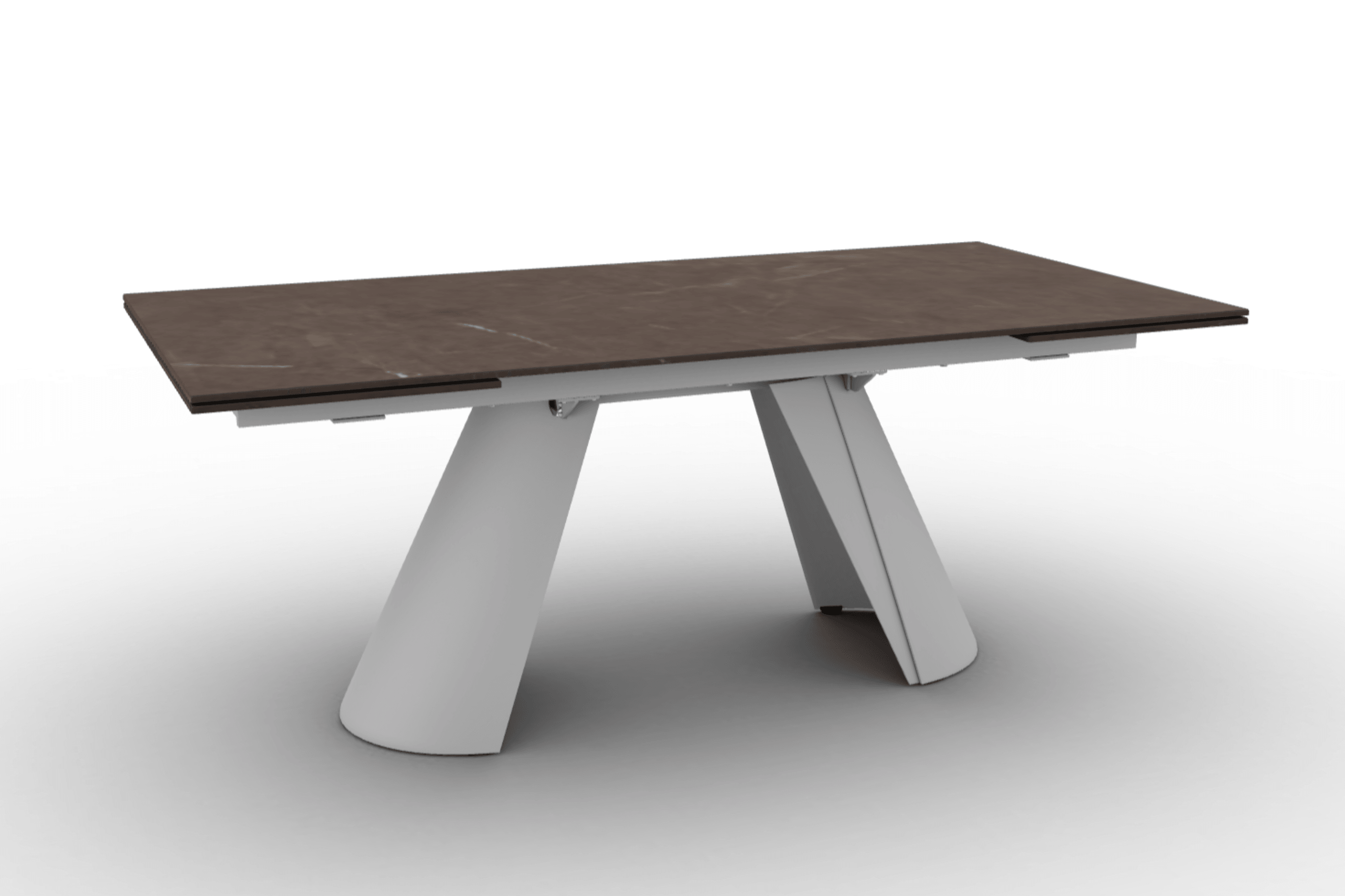 Stół prostokątny rozkładany APIAN brązowa ceramika Calligaris Eye on Design