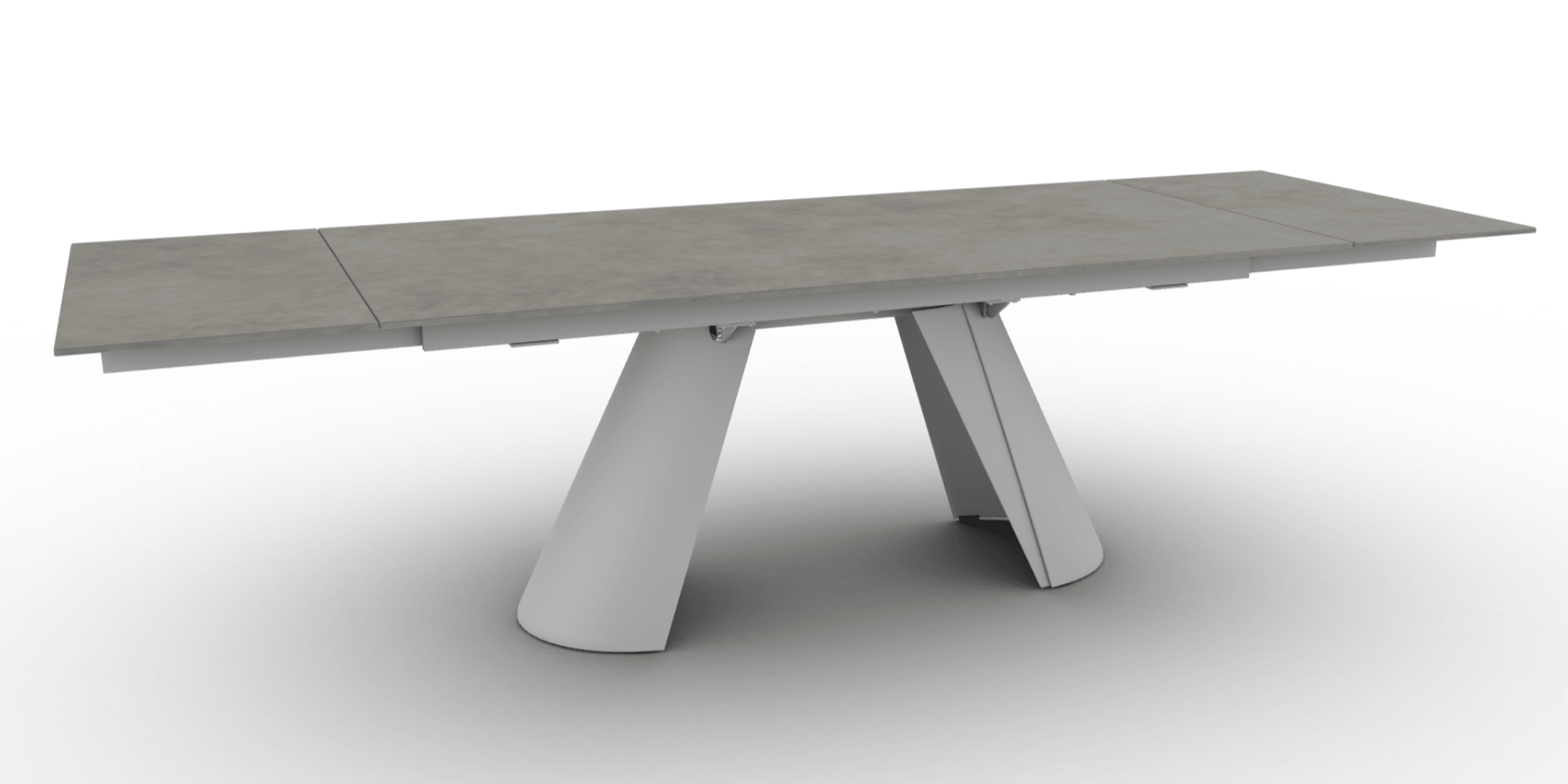 Stół prostokątny rozkładany APIAN jasnoszara ceramika Calligaris Eye on Design