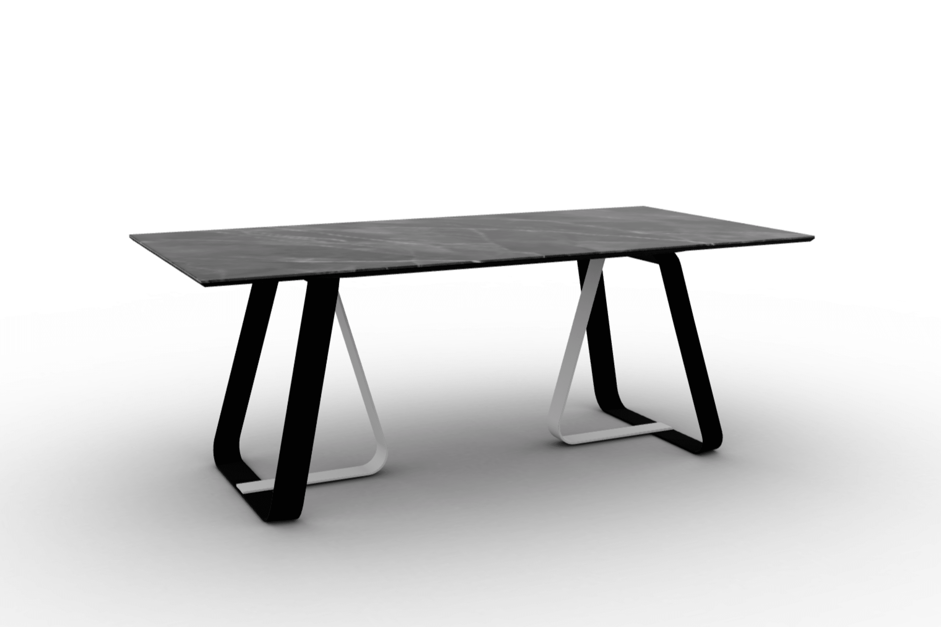 Stół prostokątny SUNSHINE antracytowy marmur Calligaris Eye on Design