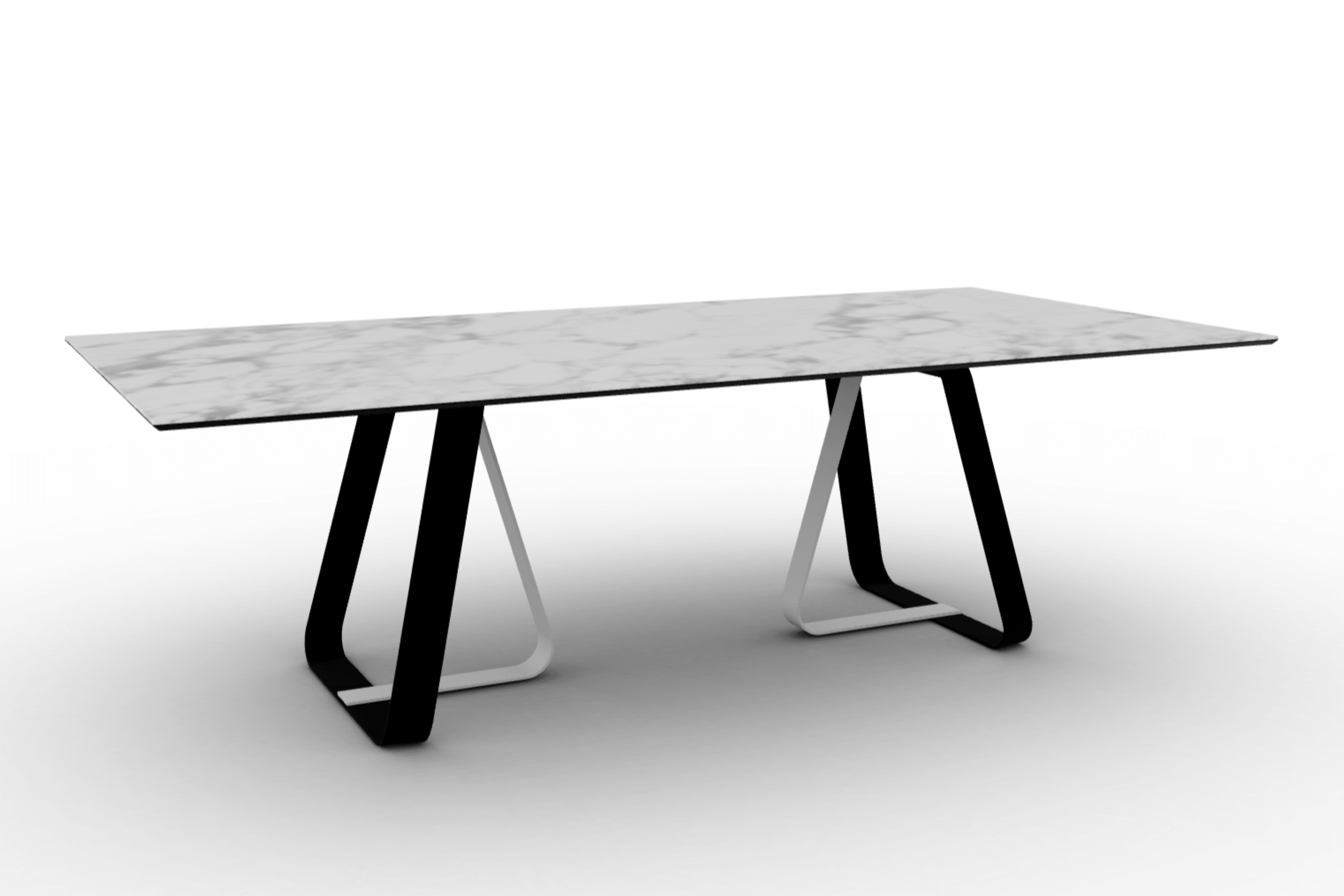 Stół prostokątny SUNSHINE biały marmur Calligaris Eye on Design