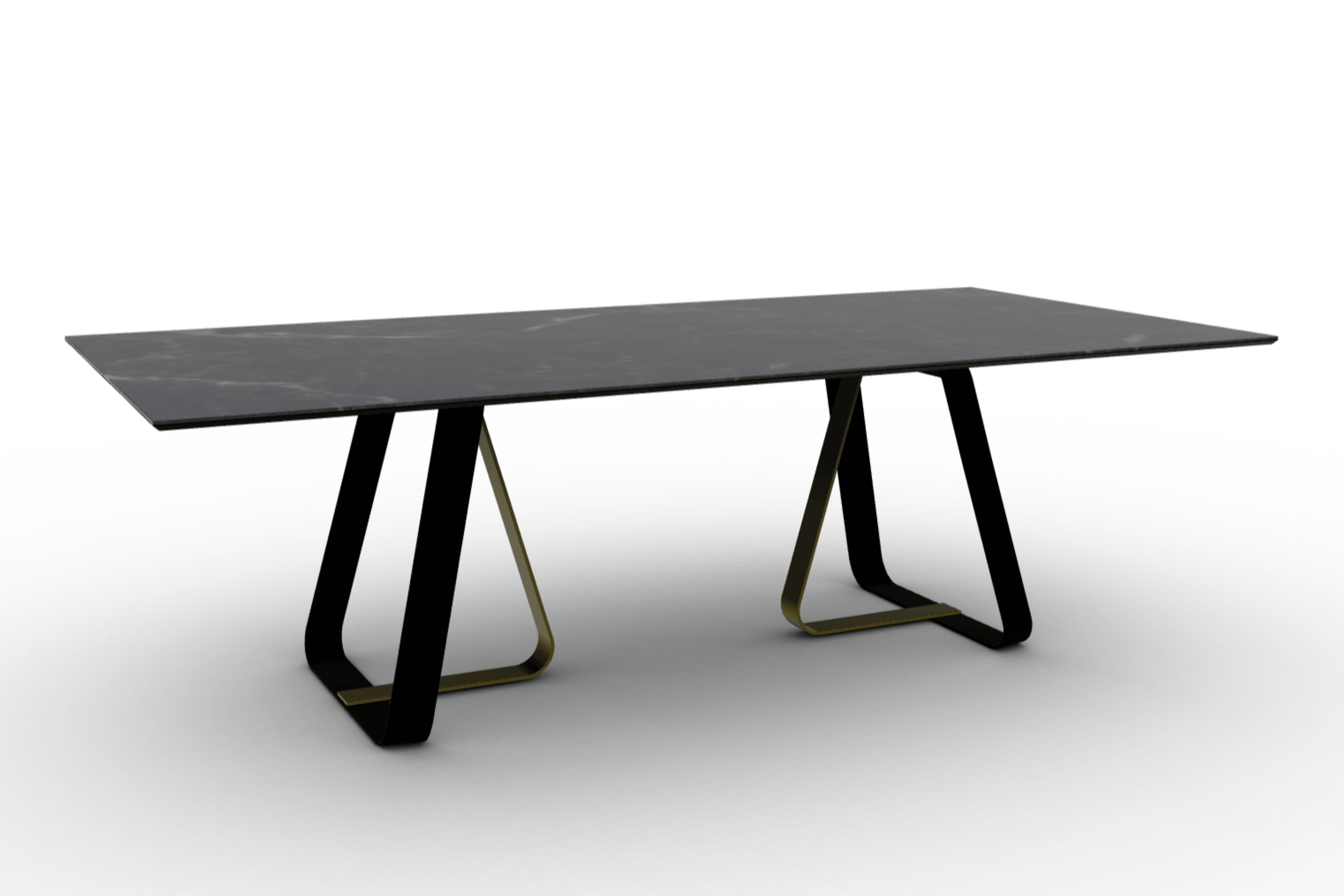 Stół prostokątny SUNSHINE czarny marmur Calligaris Eye on Design