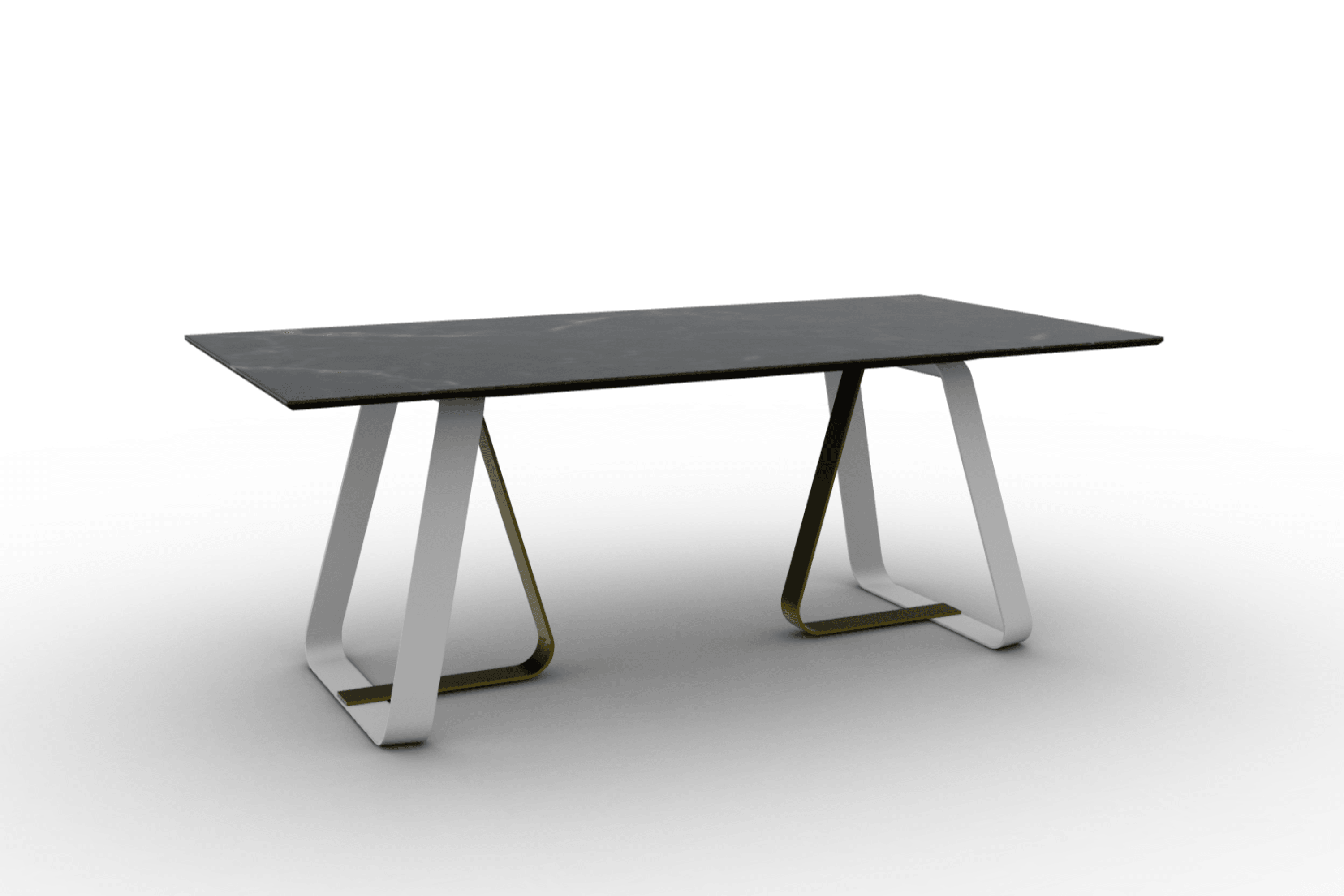 Stół prostokątny SUNSHINE czarny marmur Calligaris Eye on Design