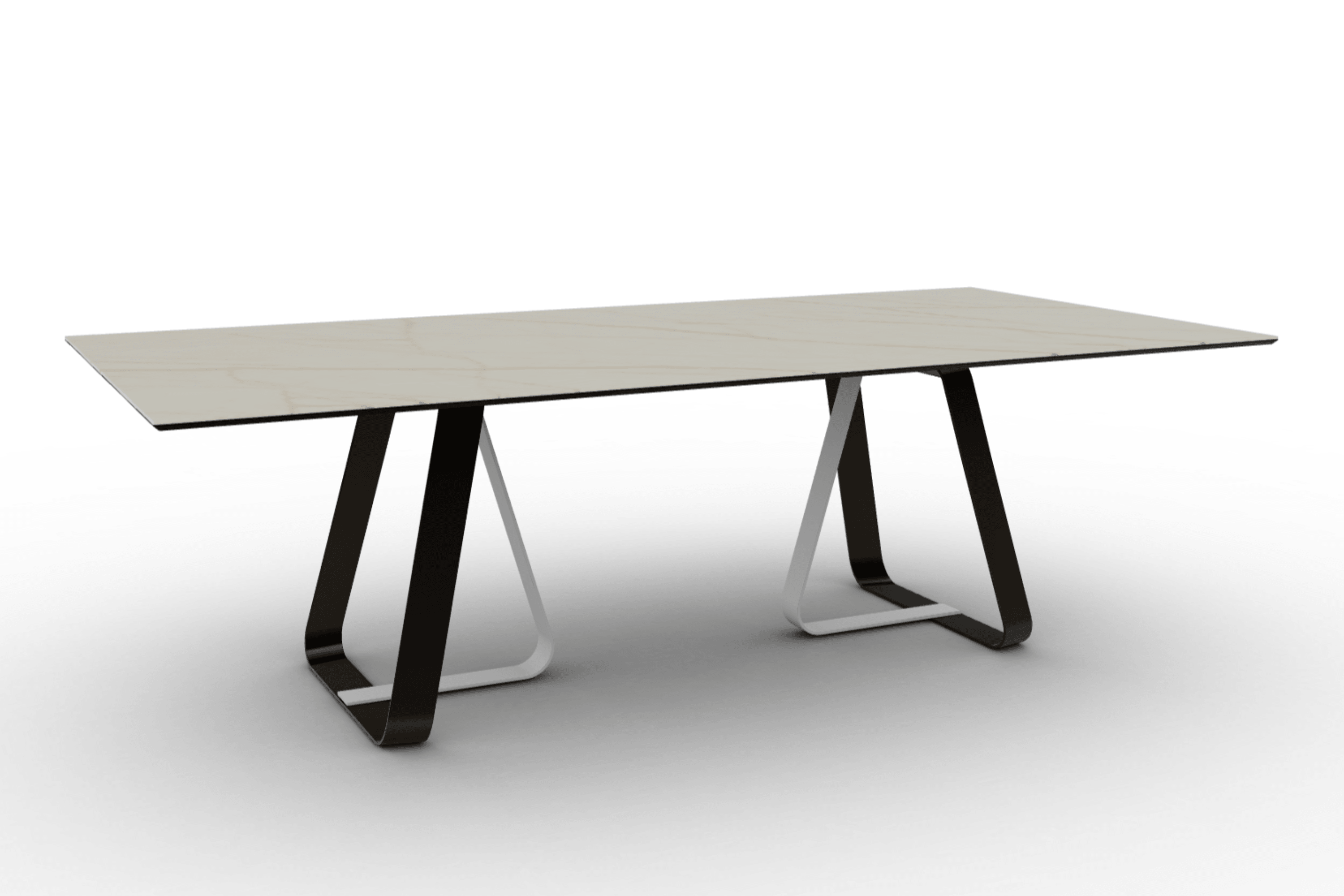 Stół prostokątny SUNSHINE złoty marmur Calligaris Eye on Design