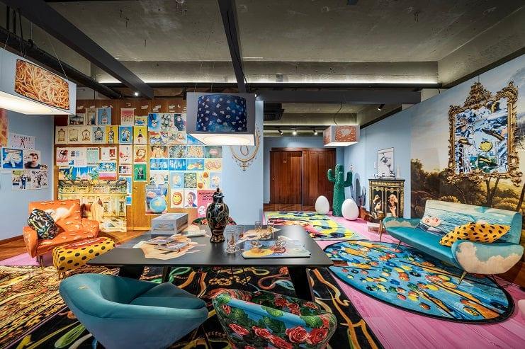 Stół prostokątny TRUMPETS czarny Seletti Eye on Design