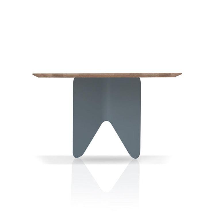 Stół ROOTS lity dąb z metalową podstawą Nobonobo Eye on Design