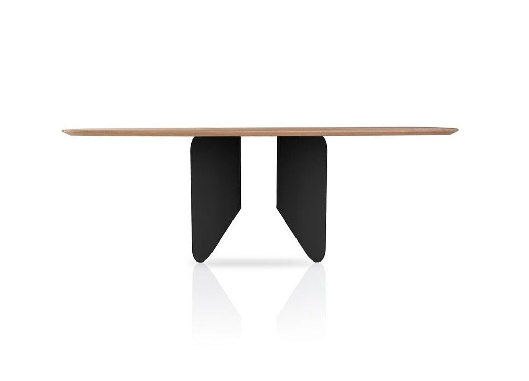 Stół ROOTS lity dąb z metalową podstawą Nobonobo Eye on Design