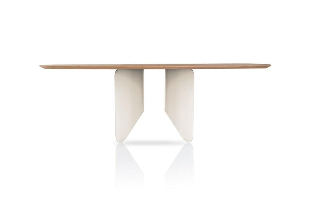 Stół ROOTS lity dąb z metalową podstawą Nobonobo Eye on Design