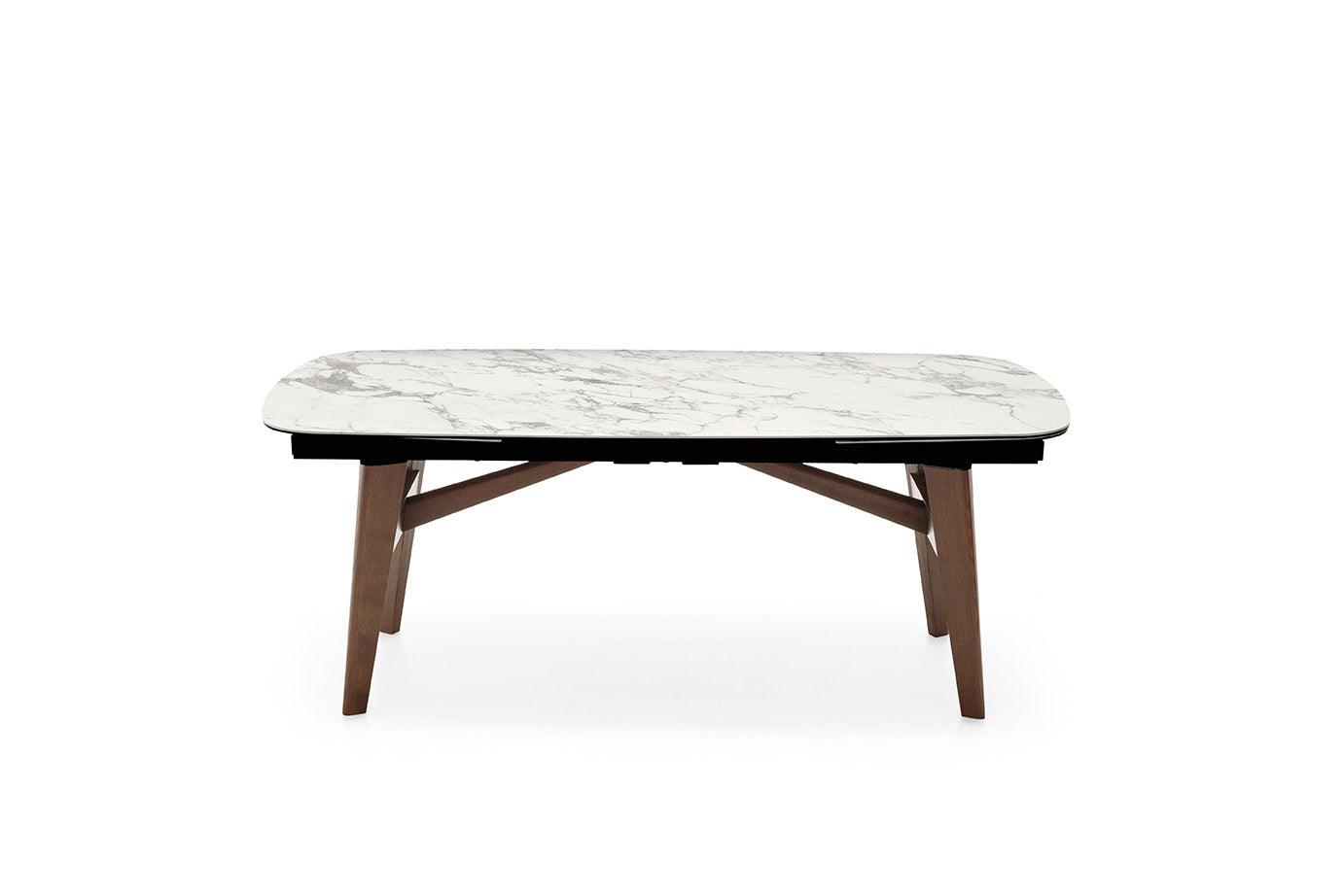 Stół rozkładany ABREY biały marmur Calligaris Eye on Design